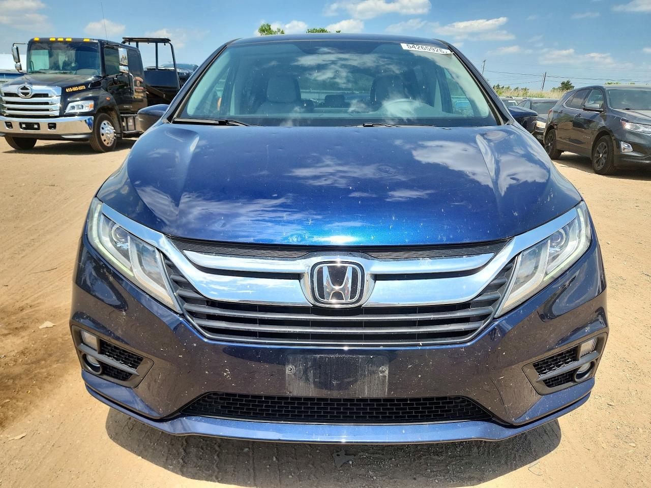 2019 Honda Odyssey Ex Blue vin: 5FNRL6H55KB130250