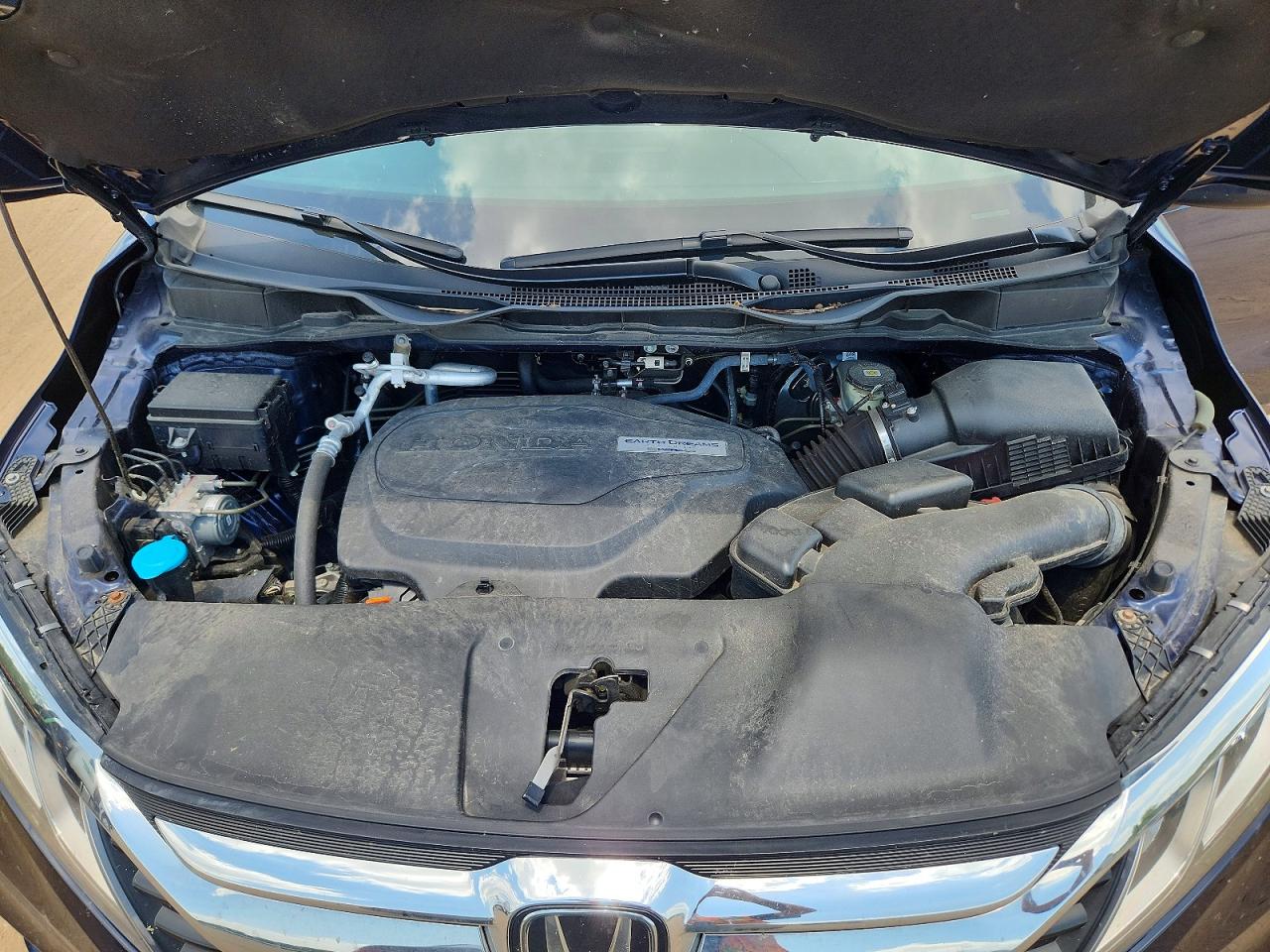 2019 Honda Odyssey Ex Blue vin: 5FNRL6H55KB130250