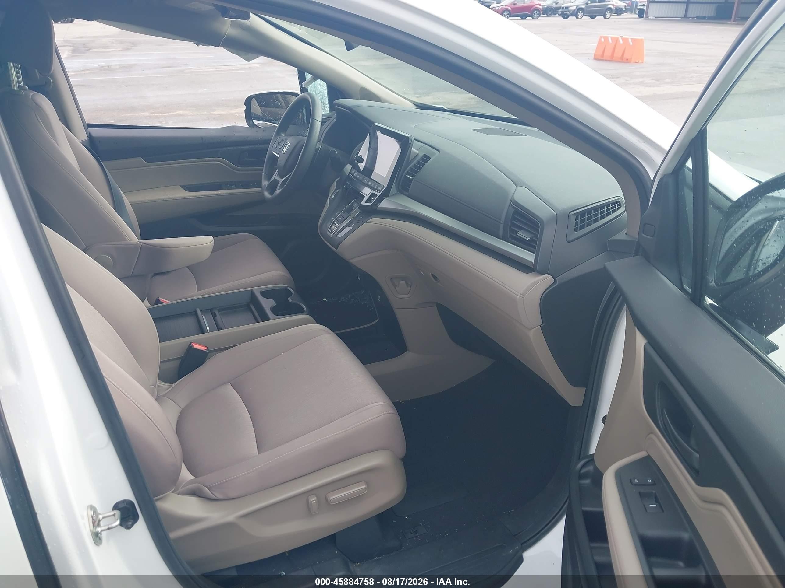 2021 Honda Odyssey Ex White vin: 5FNRL6H55MB013688