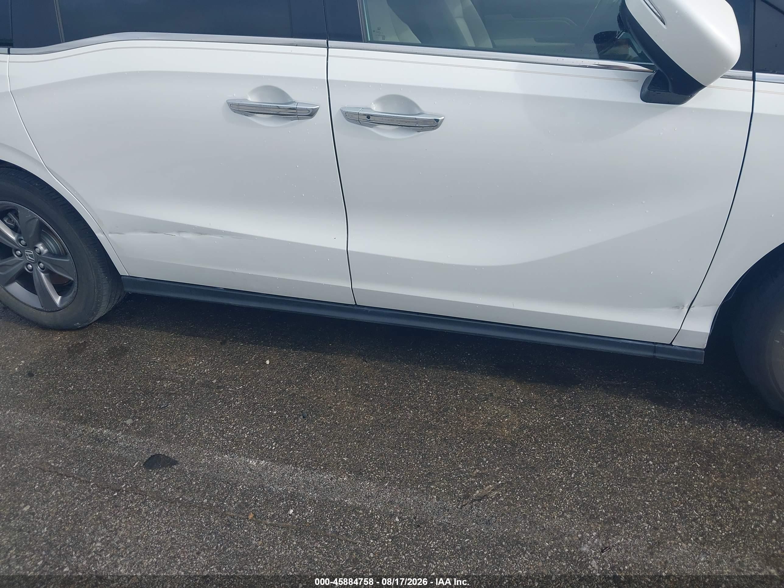 2021 Honda Odyssey Ex White vin: 5FNRL6H55MB013688