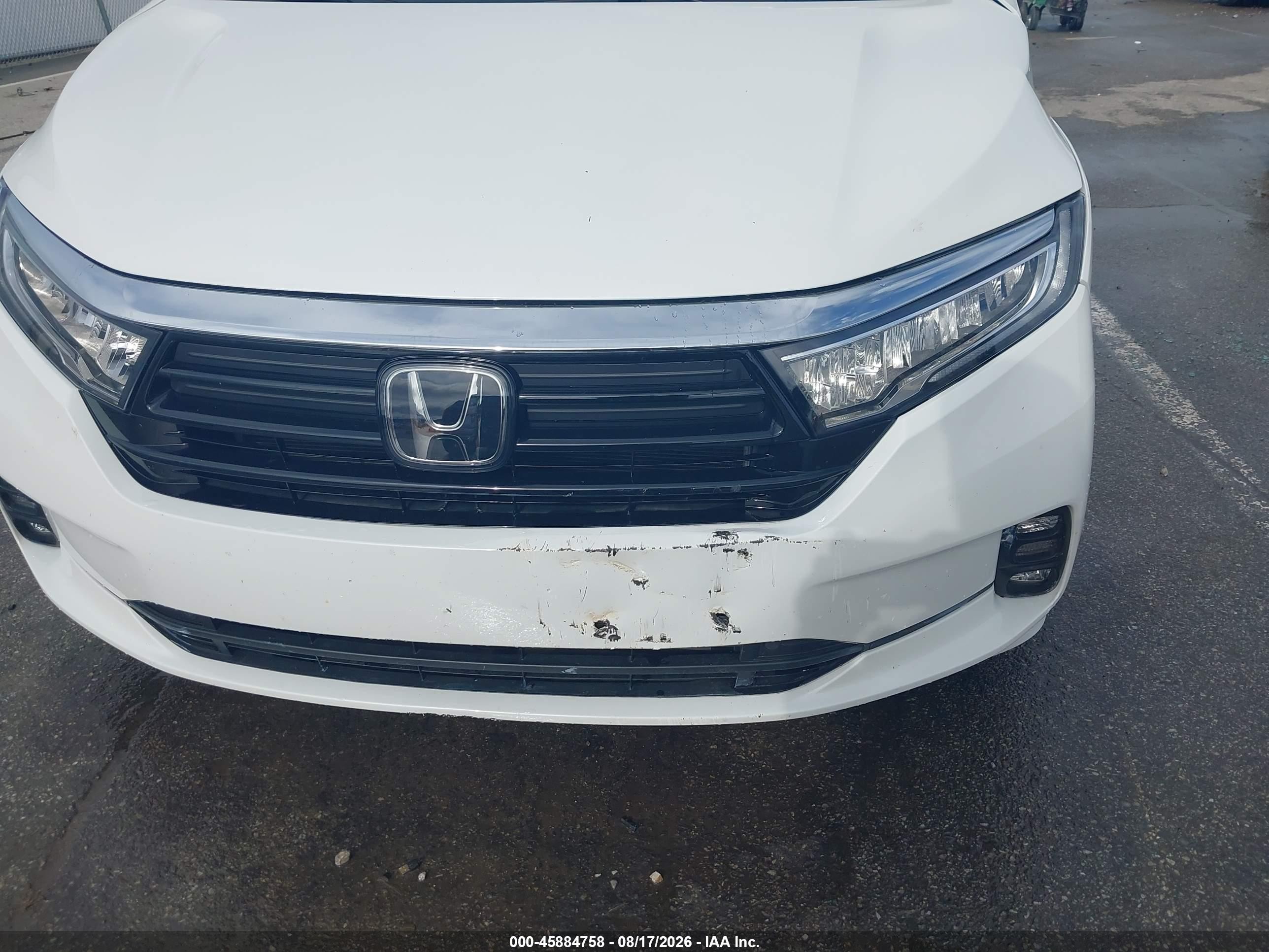 2021 Honda Odyssey Ex White vin: 5FNRL6H55MB013688