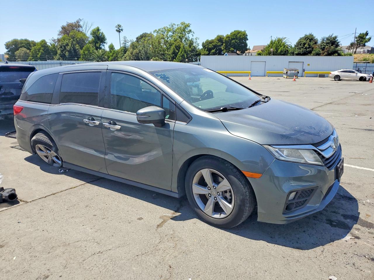 2019 Honda Odyssey Ex Gray vin: 5FNRL6H56KB011591