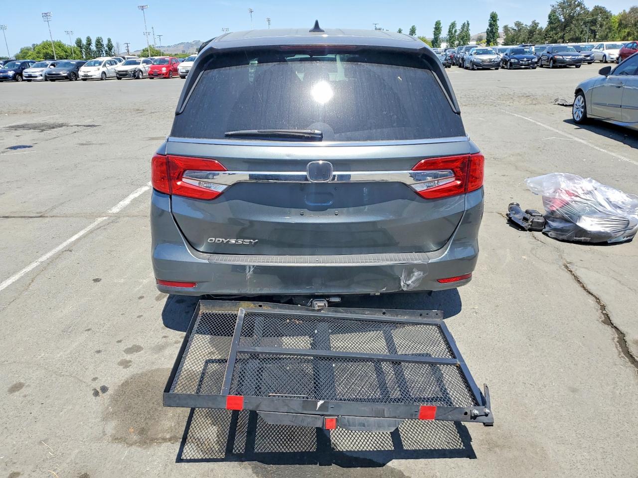 2019 Honda Odyssey Ex Gray vin: 5FNRL6H56KB011591