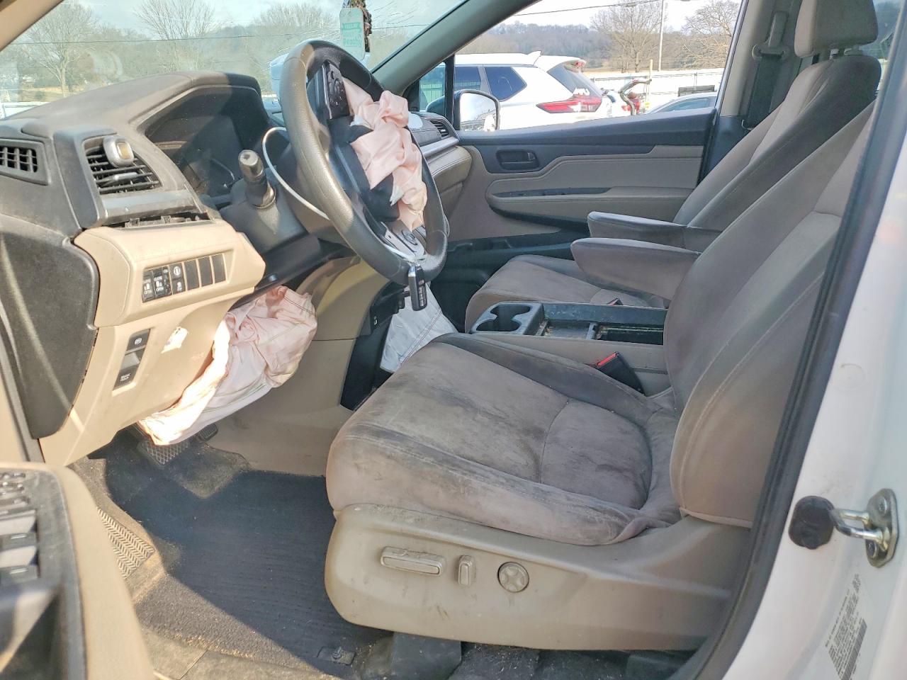 2021 Honda Odyssey Ex White vin: 5FNRL6H56MB017653