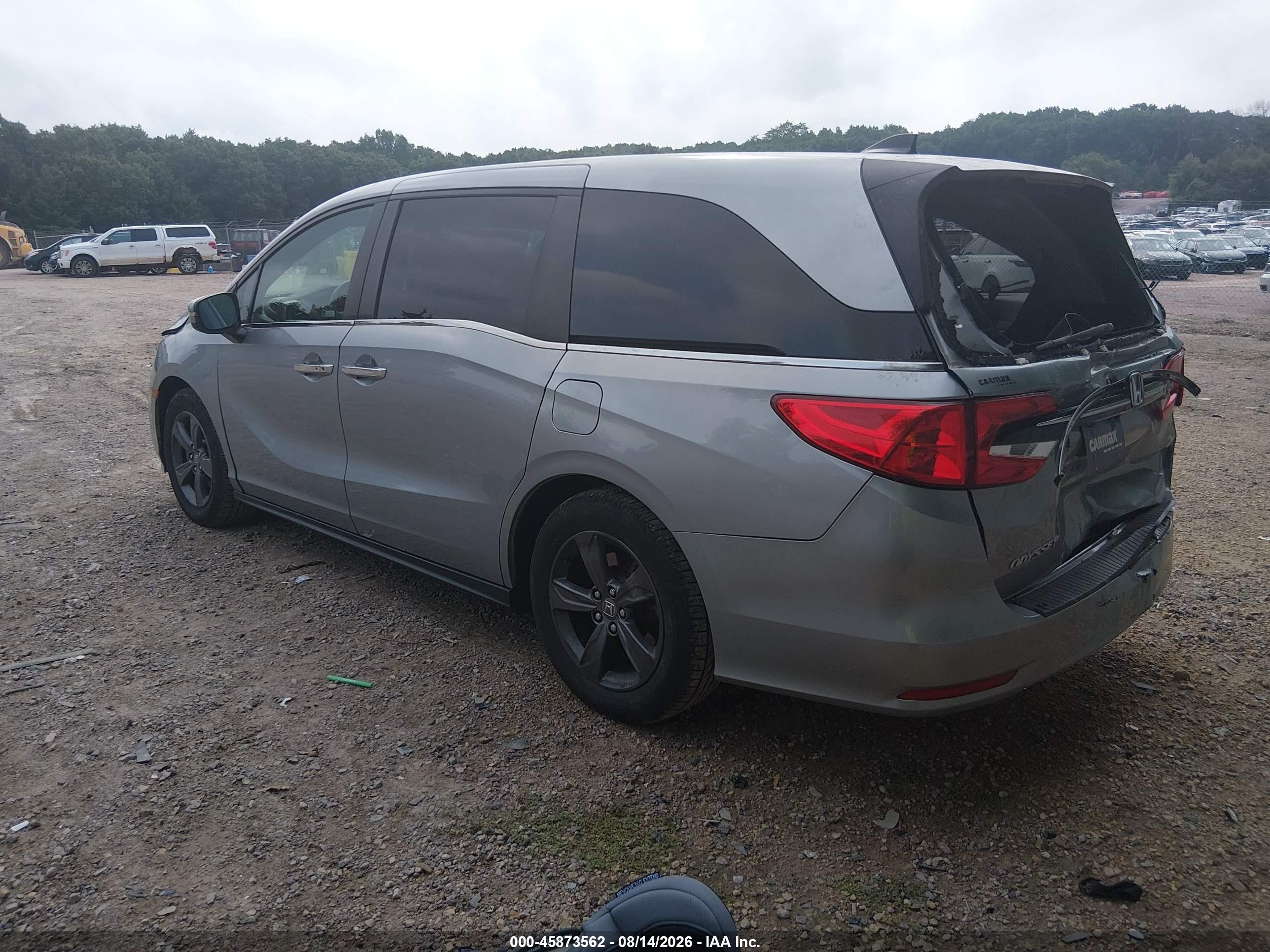 2021 Honda Odyssey Ex Silver vin: 5FNRL6H56MB035473