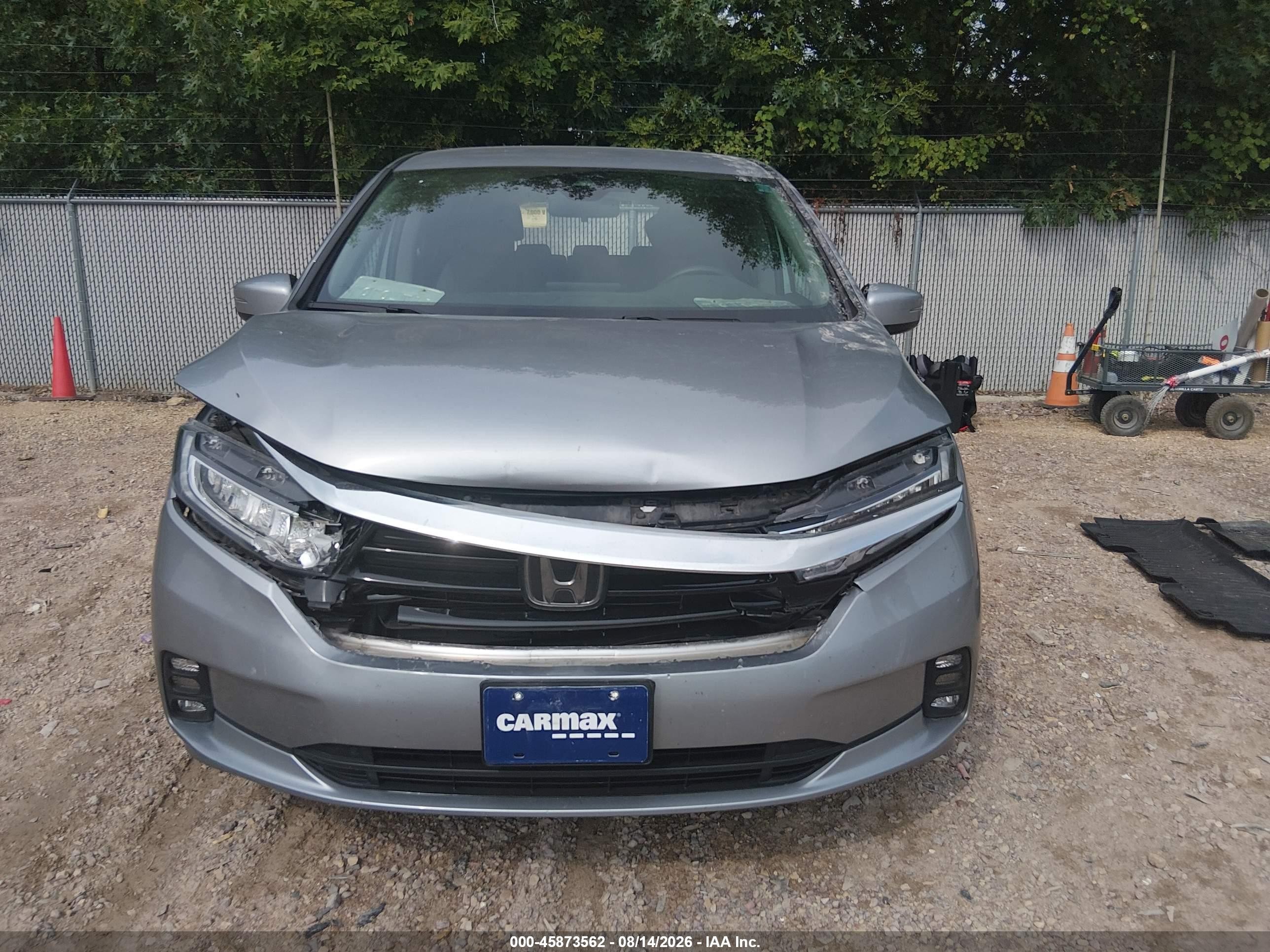 2021 Honda Odyssey Ex Silver vin: 5FNRL6H56MB035473