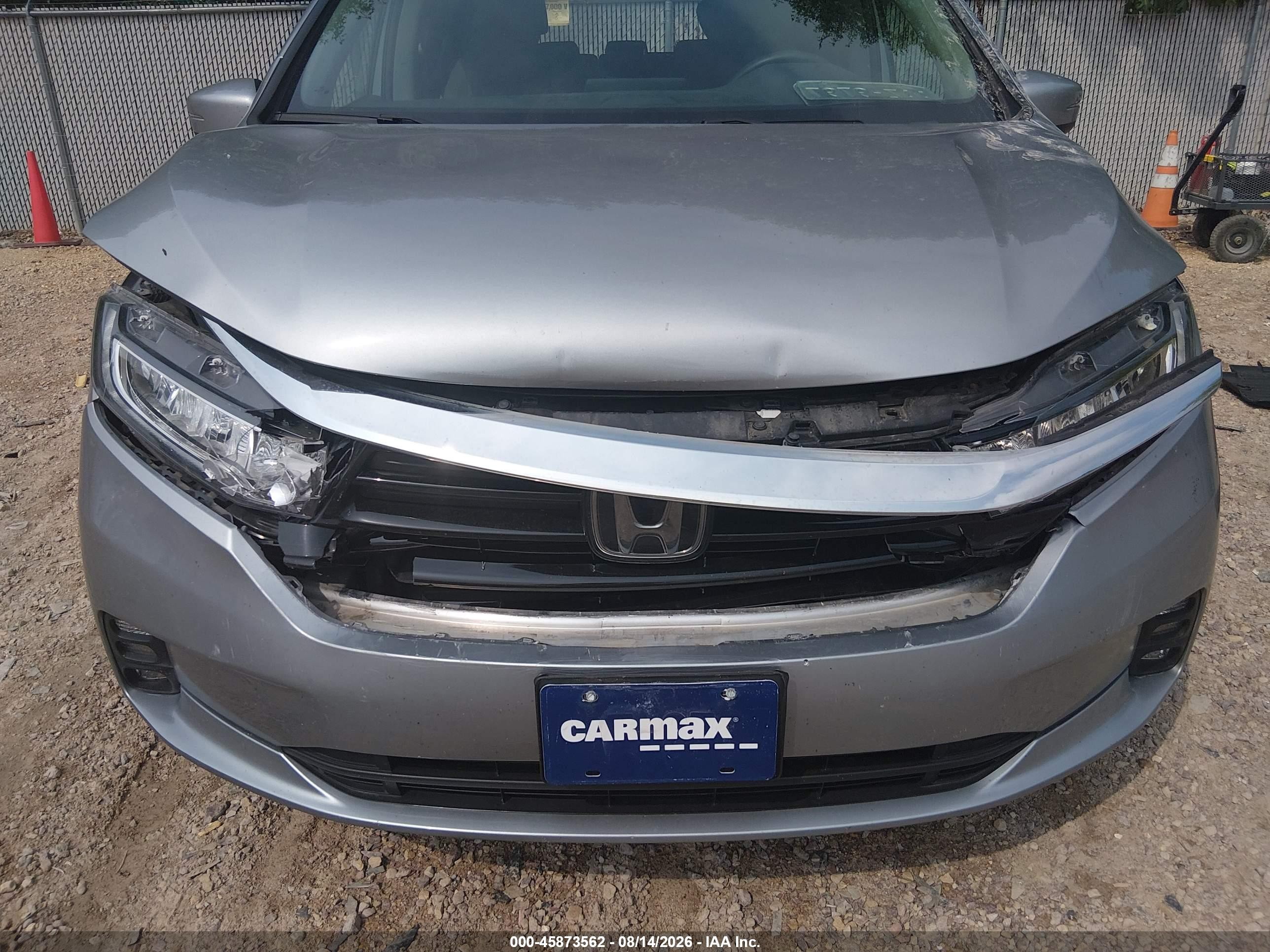 2021 Honda Odyssey Ex Silver vin: 5FNRL6H56MB035473