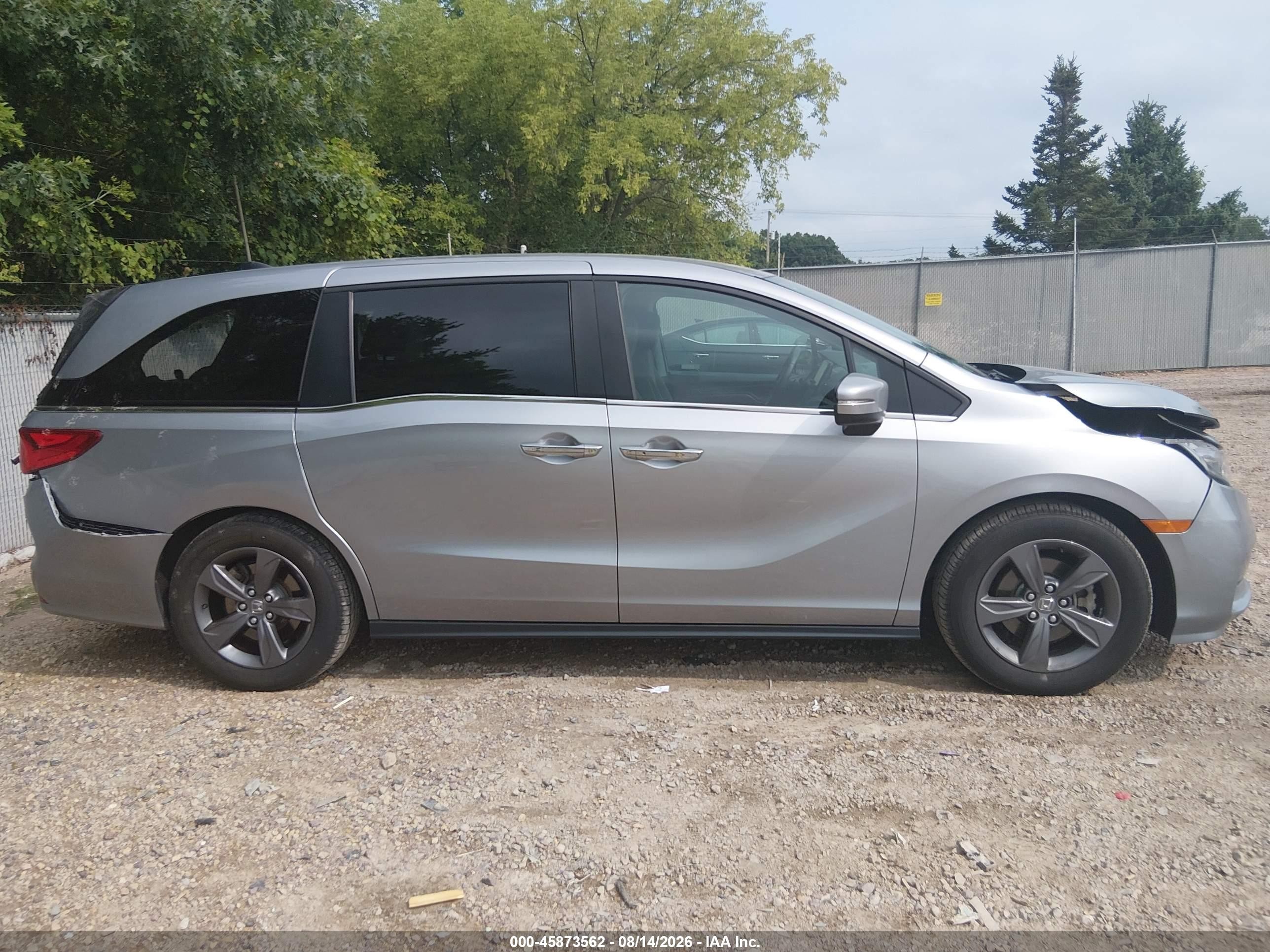 2021 Honda Odyssey Ex Silver vin: 5FNRL6H56MB035473