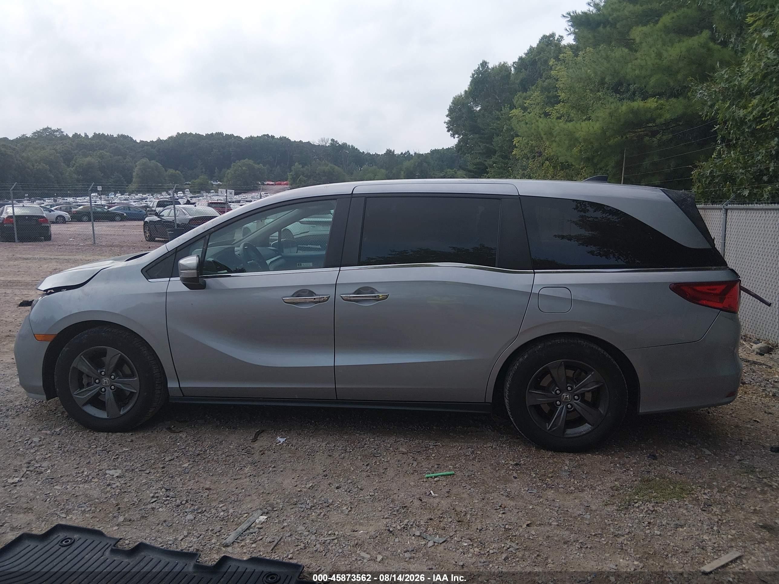 2021 Honda Odyssey Ex Silver vin: 5FNRL6H56MB035473