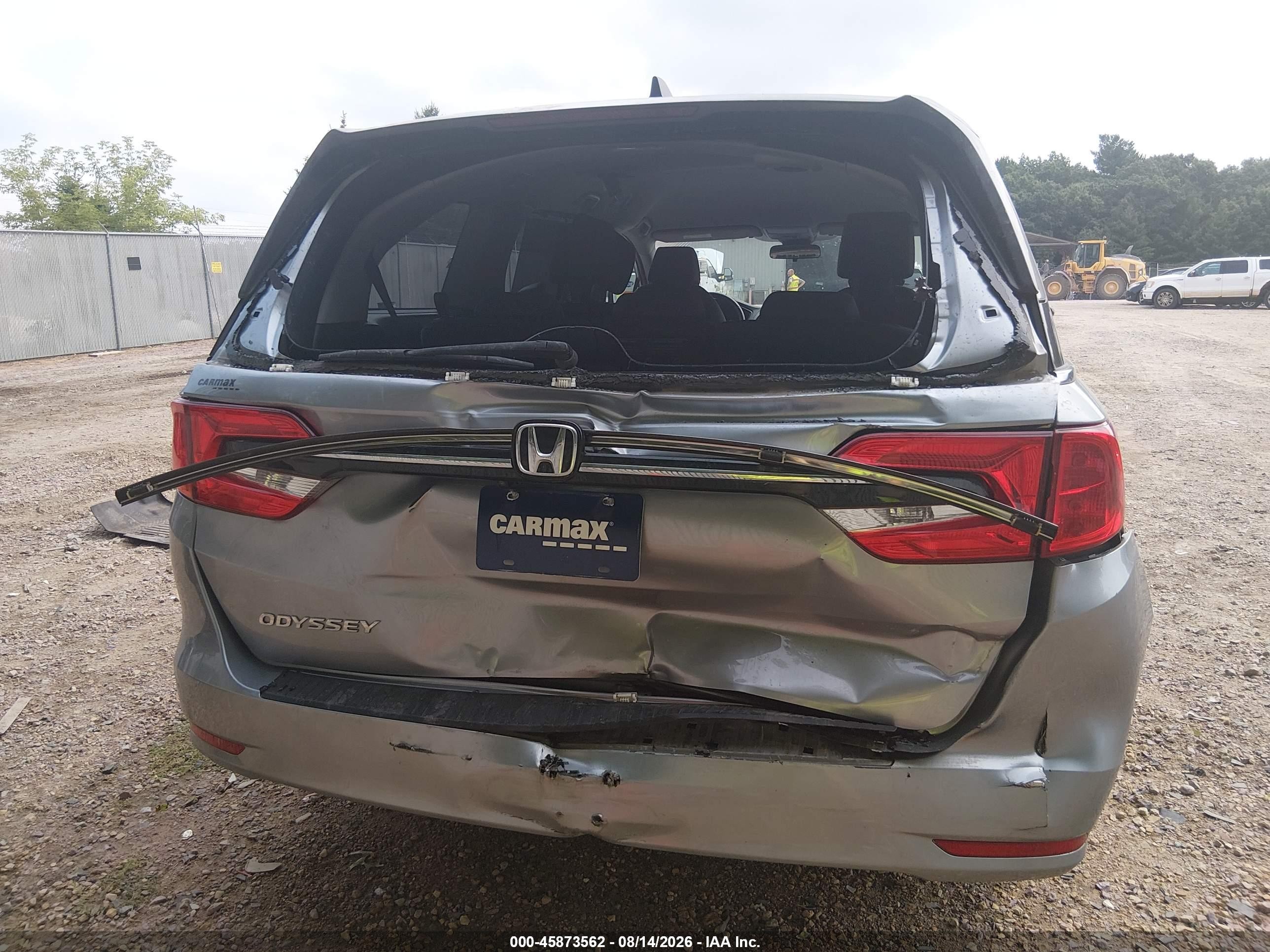 2021 Honda Odyssey Ex Silver vin: 5FNRL6H56MB035473
