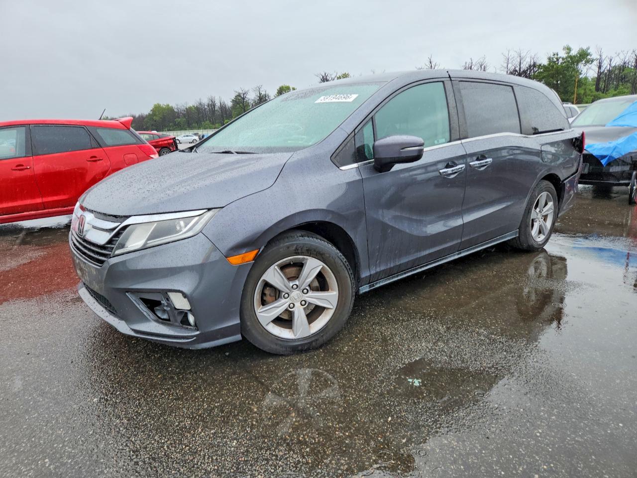 2018 Honda Odyssey Ex Charcoal vin: 5FNRL6H57JB086234