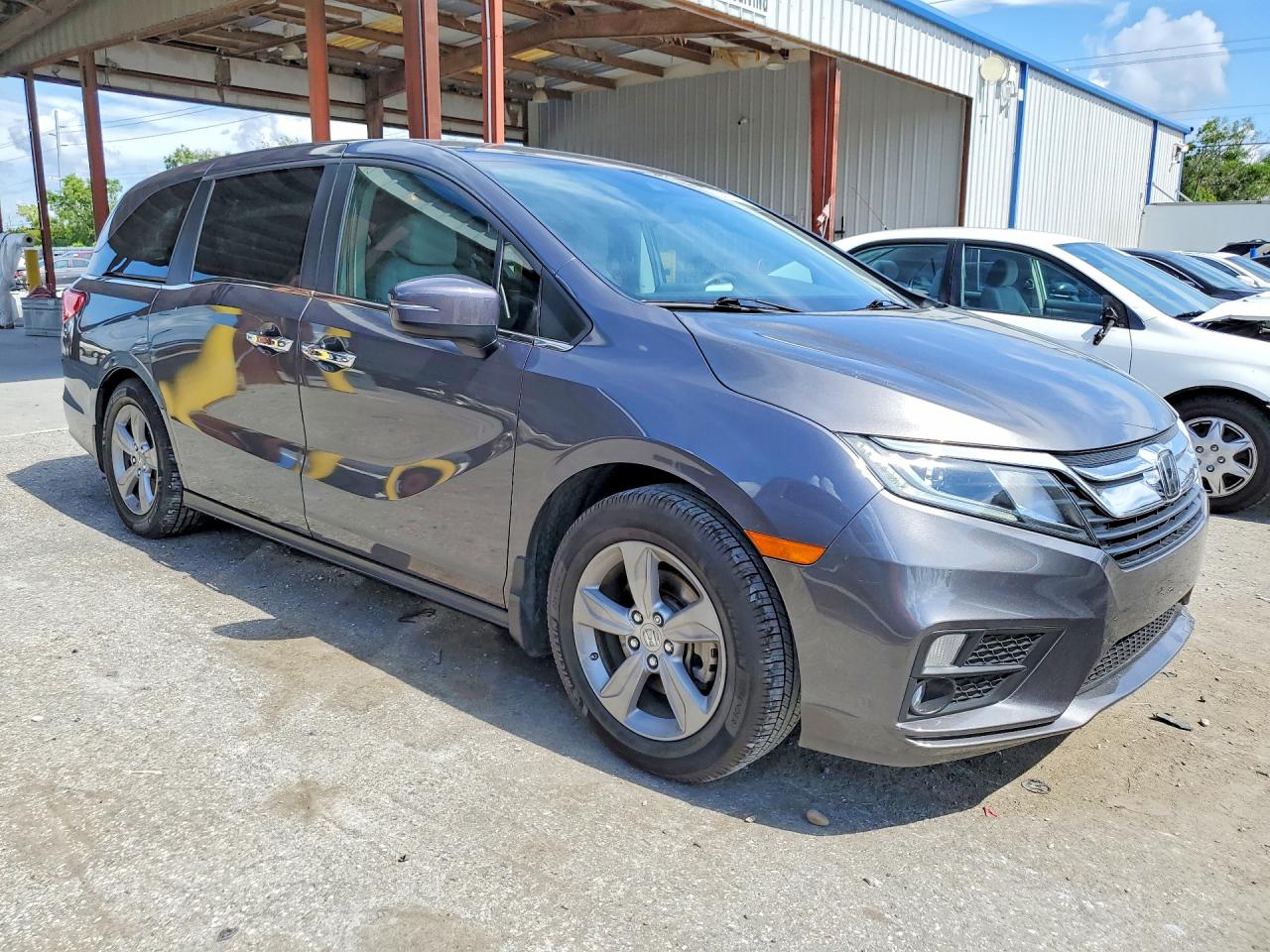 2020 Honda Odyssey Ex Gray vin: 5FNRL6H57LB052295