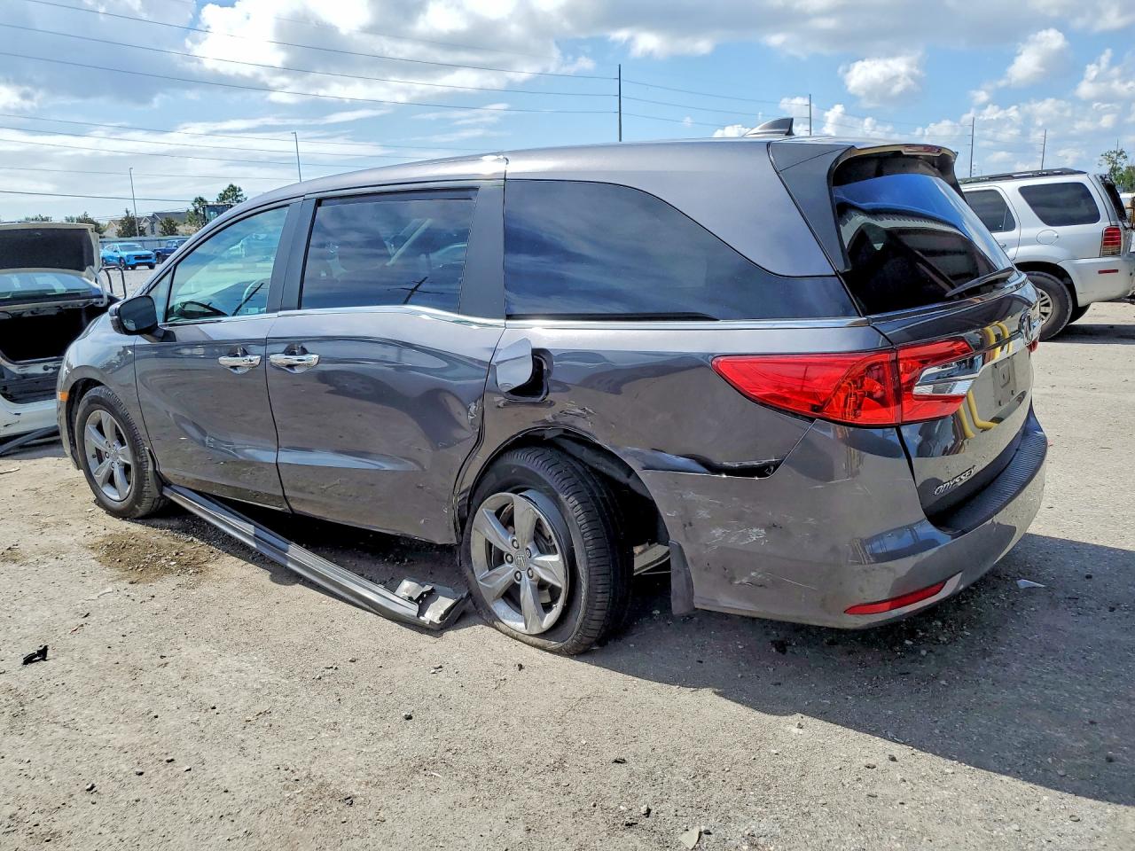 2020 Honda Odyssey Ex Gray vin: 5FNRL6H57LB052295