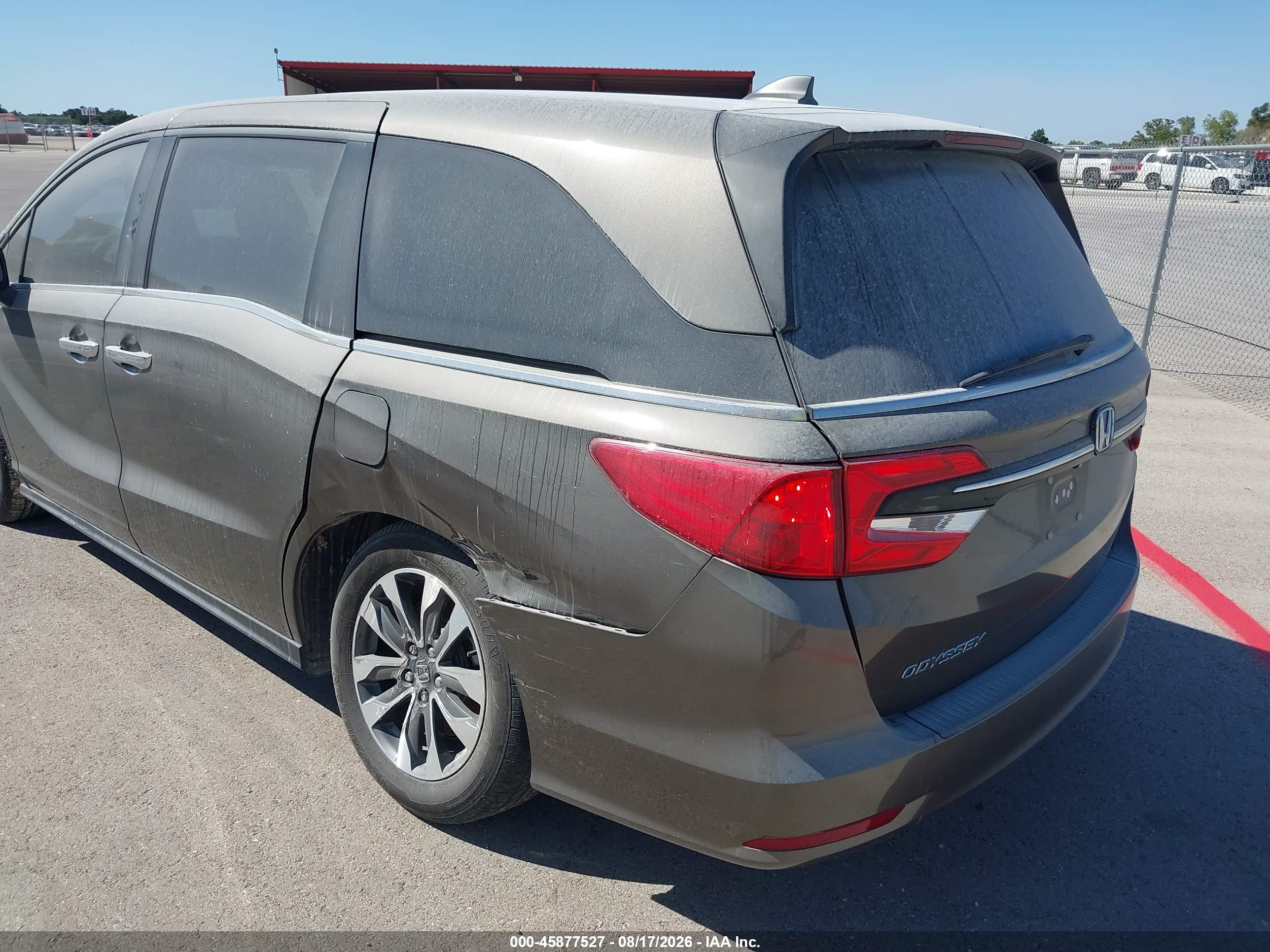 2023 Honda Odyssey Ex-l Gray vin: 5FNRL6H60PB019007