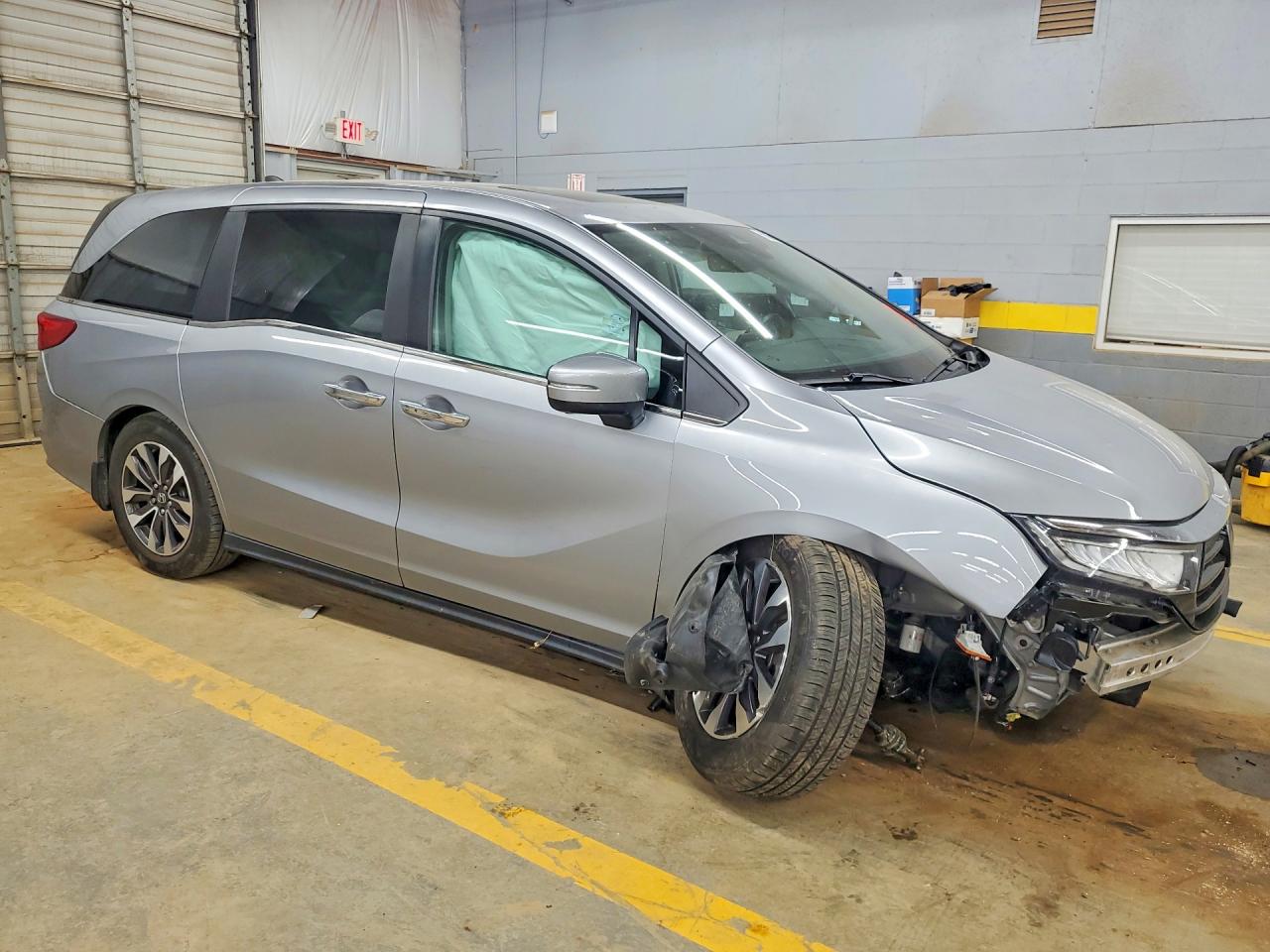 2023 Honda Odyssey Exl Silver vin: 5FNRL6H60PB061466
