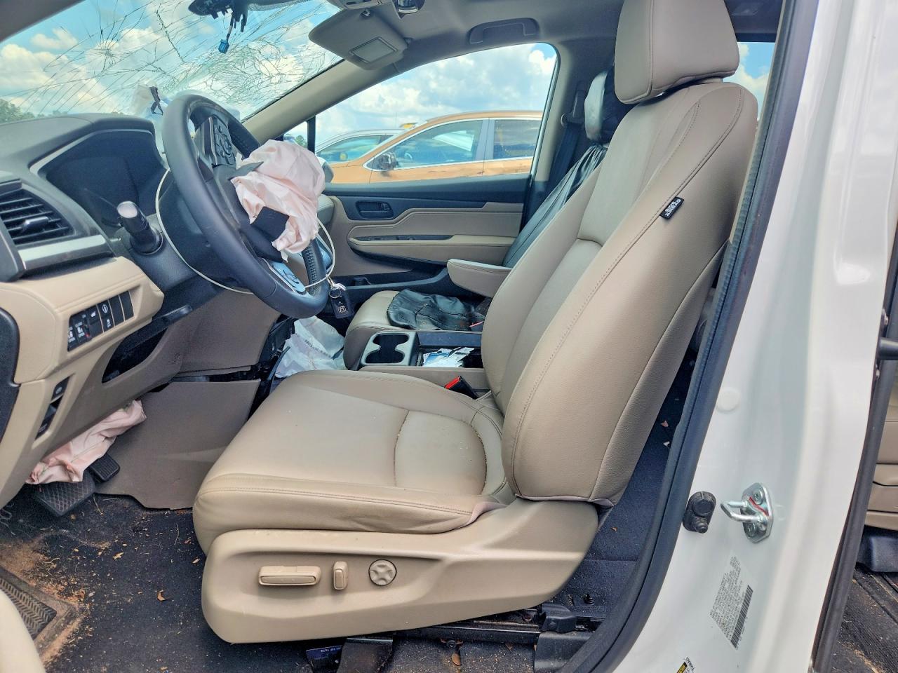 2023 Honda Odyssey Exl White vin: 5FNRL6H60PB078512