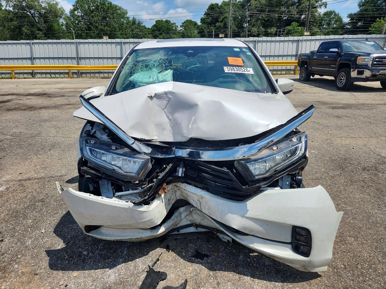 2023 Honda Odyssey Exl White vin: 5FNRL6H60PB078512
