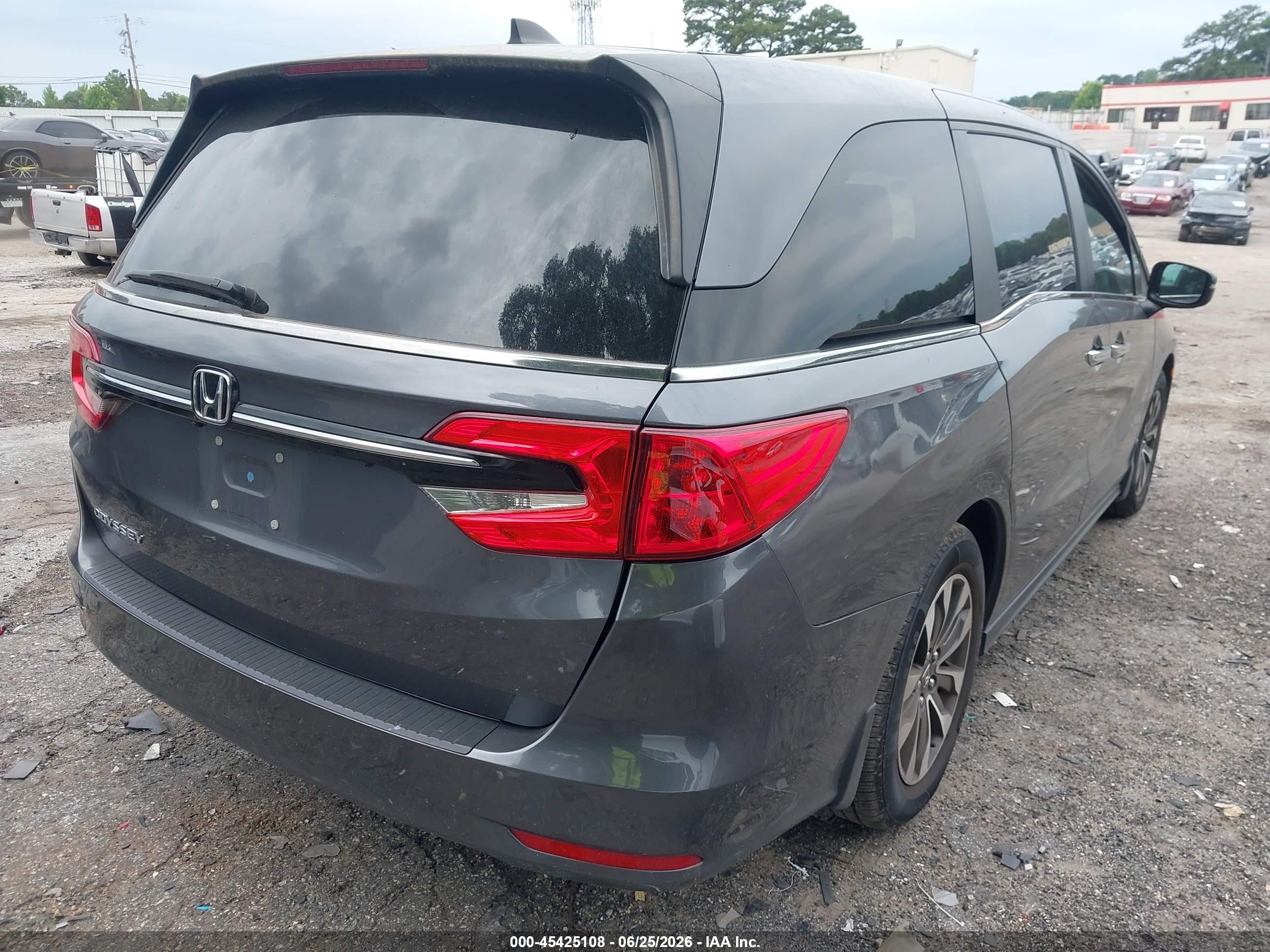 2023 Honda Odyssey Ex-l Gray vin: 5FNRL6H61PB058124