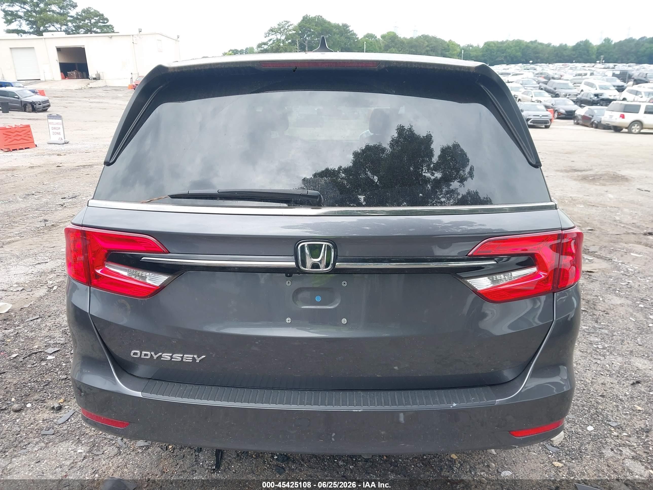 2023 Honda Odyssey Ex-l Gray vin: 5FNRL6H61PB058124