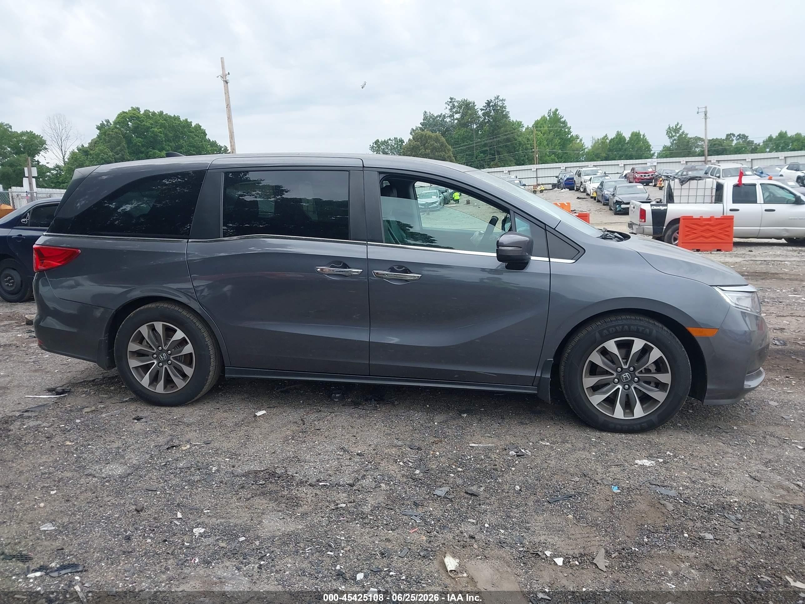 2023 Honda Odyssey Ex-l Gray vin: 5FNRL6H61PB058124