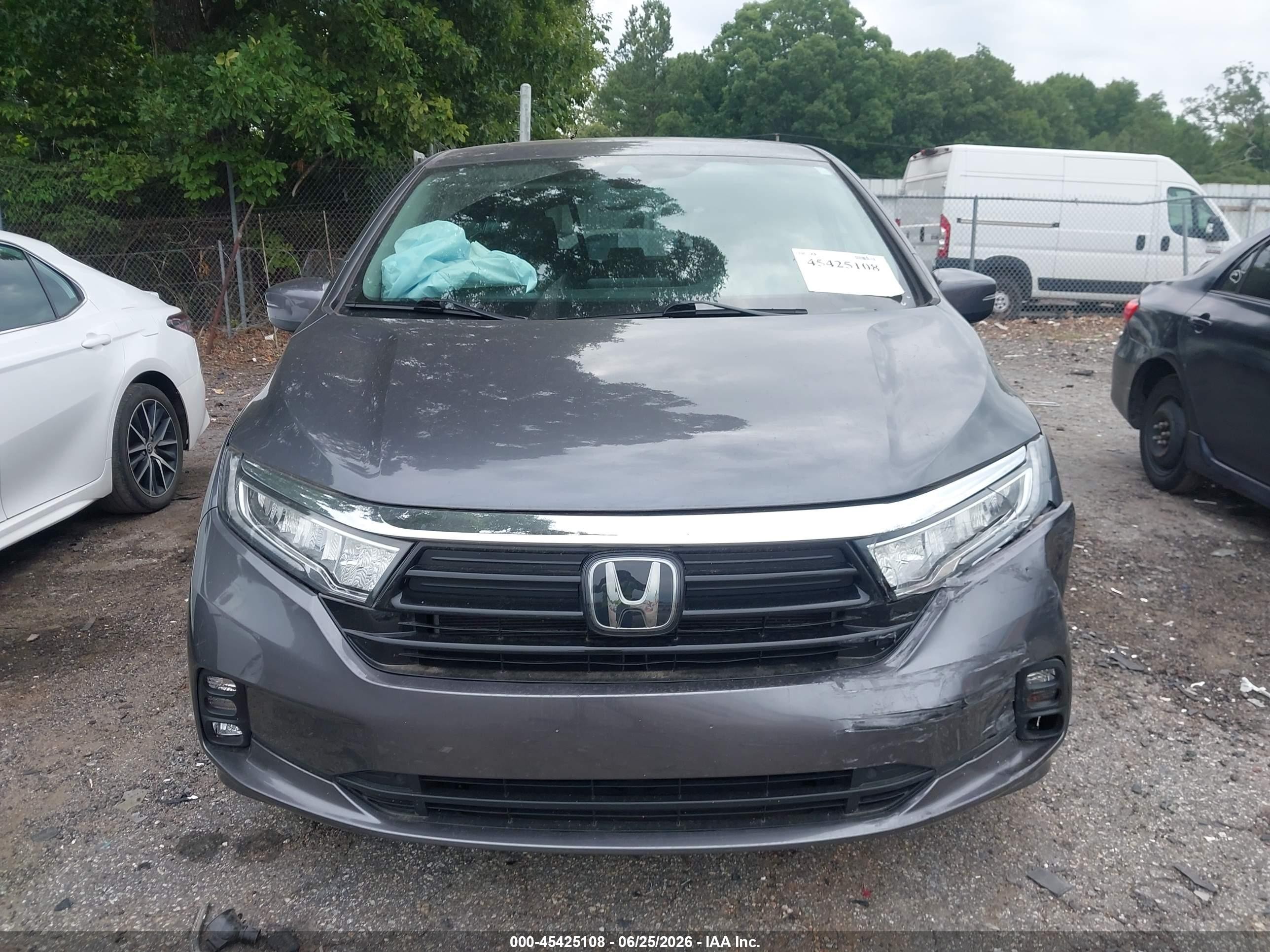 2023 Honda Odyssey Ex-l Gray vin: 5FNRL6H61PB058124