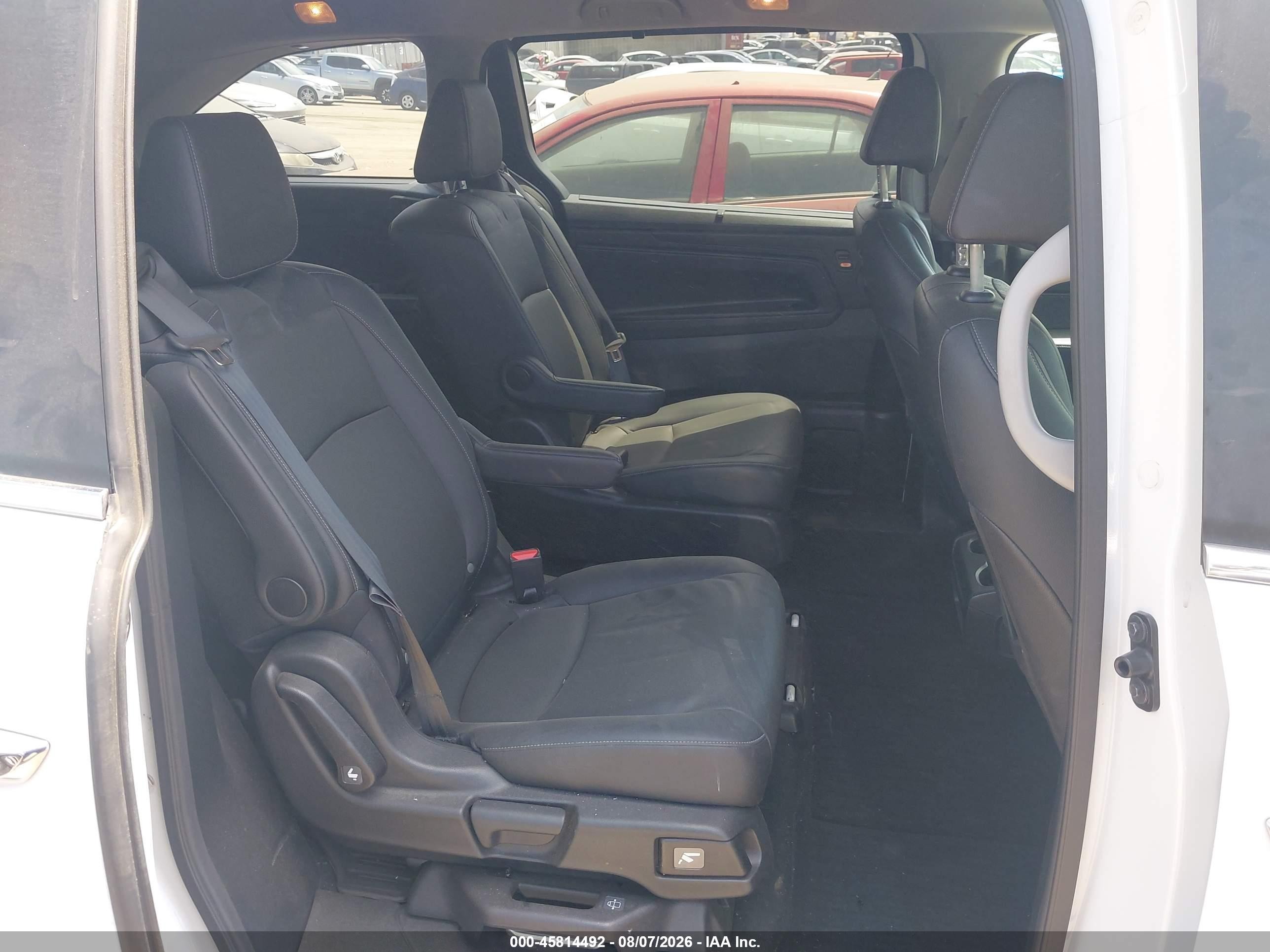 2023 Honda Odyssey Ex-l White vin: 5FNRL6H62PB056673