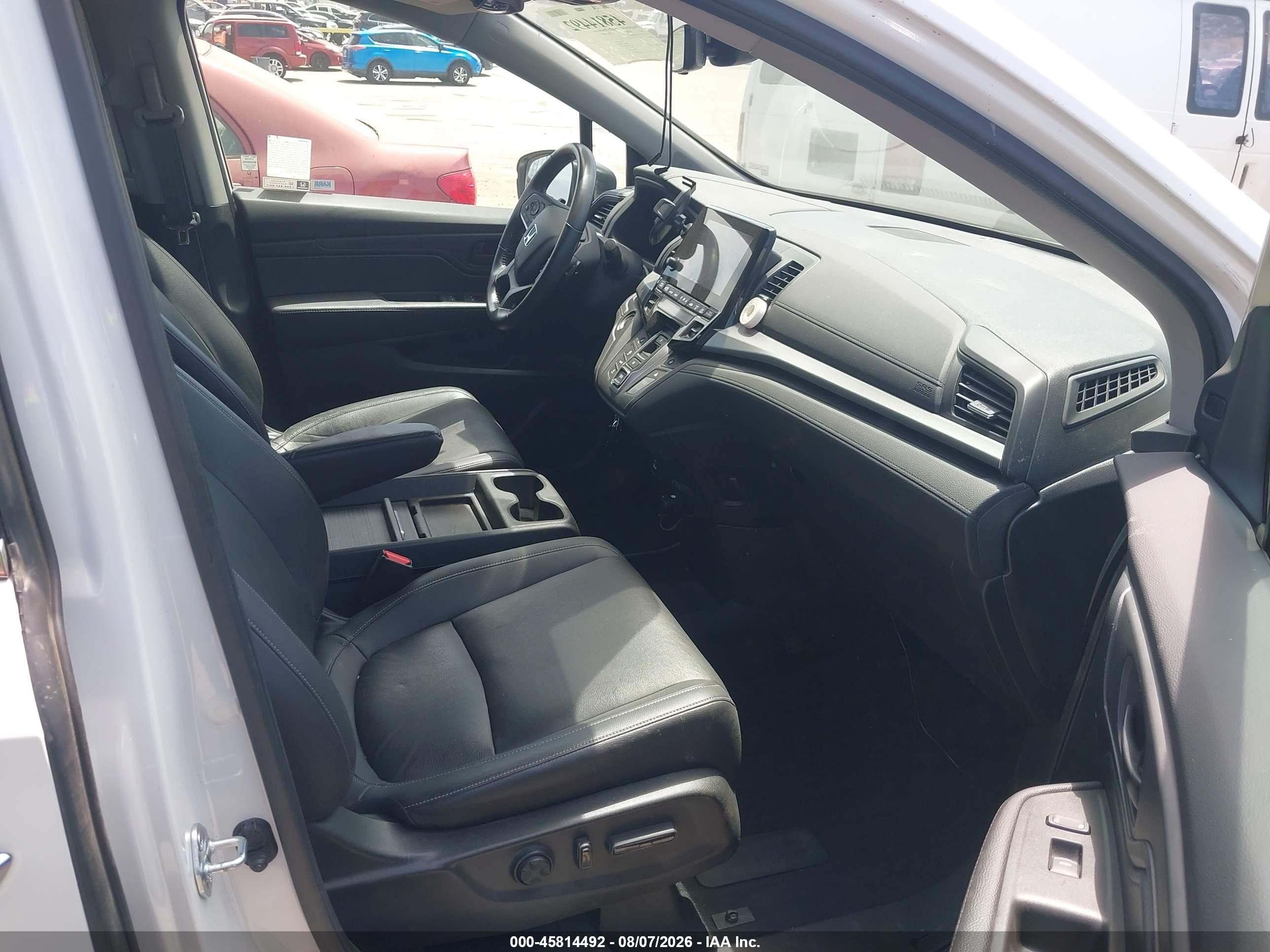 2023 Honda Odyssey Ex-l White vin: 5FNRL6H62PB056673