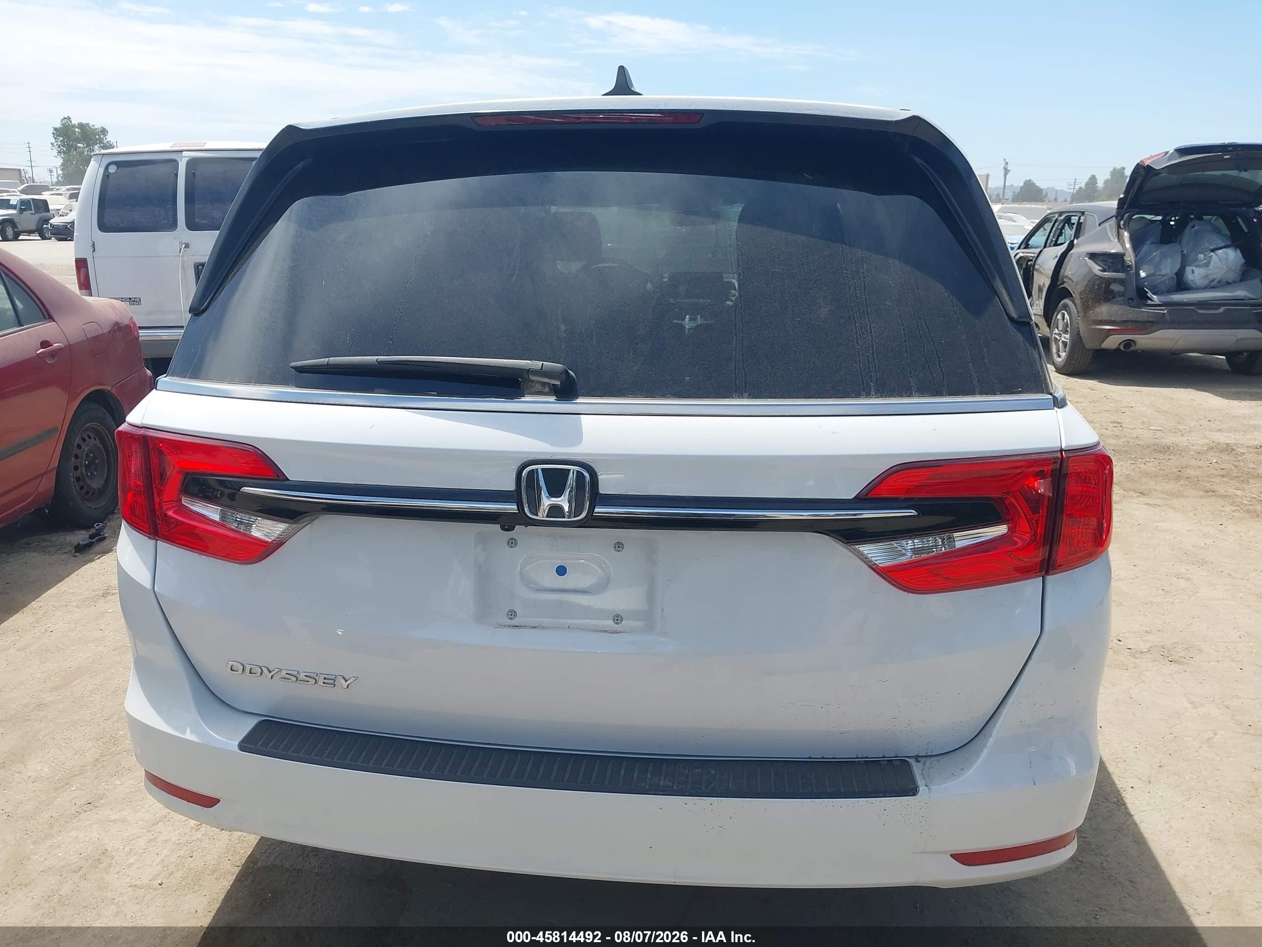 2023 Honda Odyssey Ex-l White vin: 5FNRL6H62PB056673