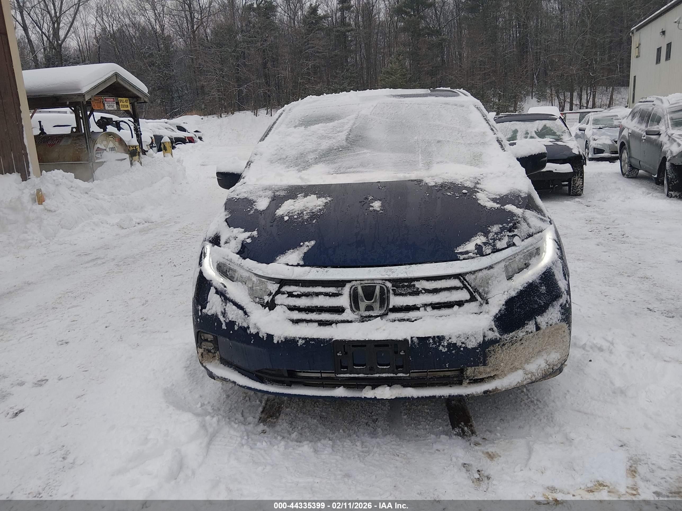 2024 Honda Odyssey Ex-l Blue vin: 5FNRL6H62RB035809
