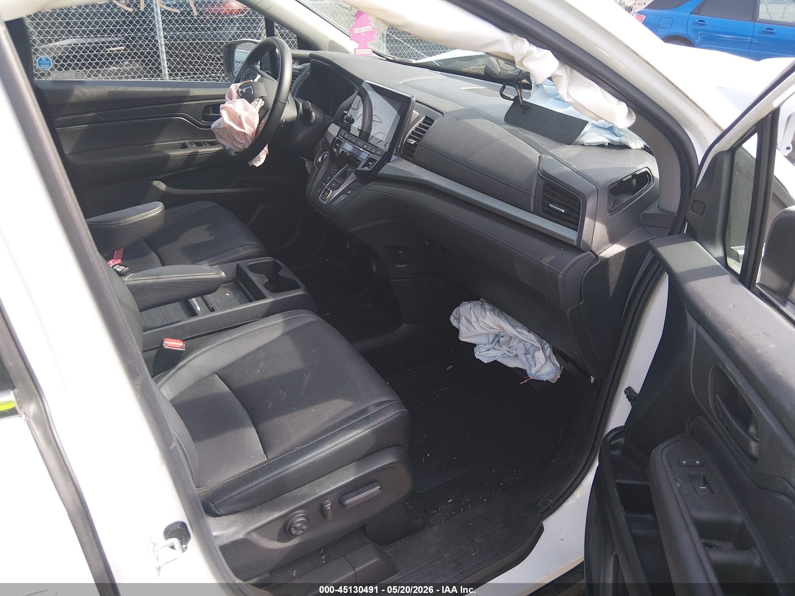 2024 Honda Odyssey Ex-l White vin: 5FNRL6H63RB032613