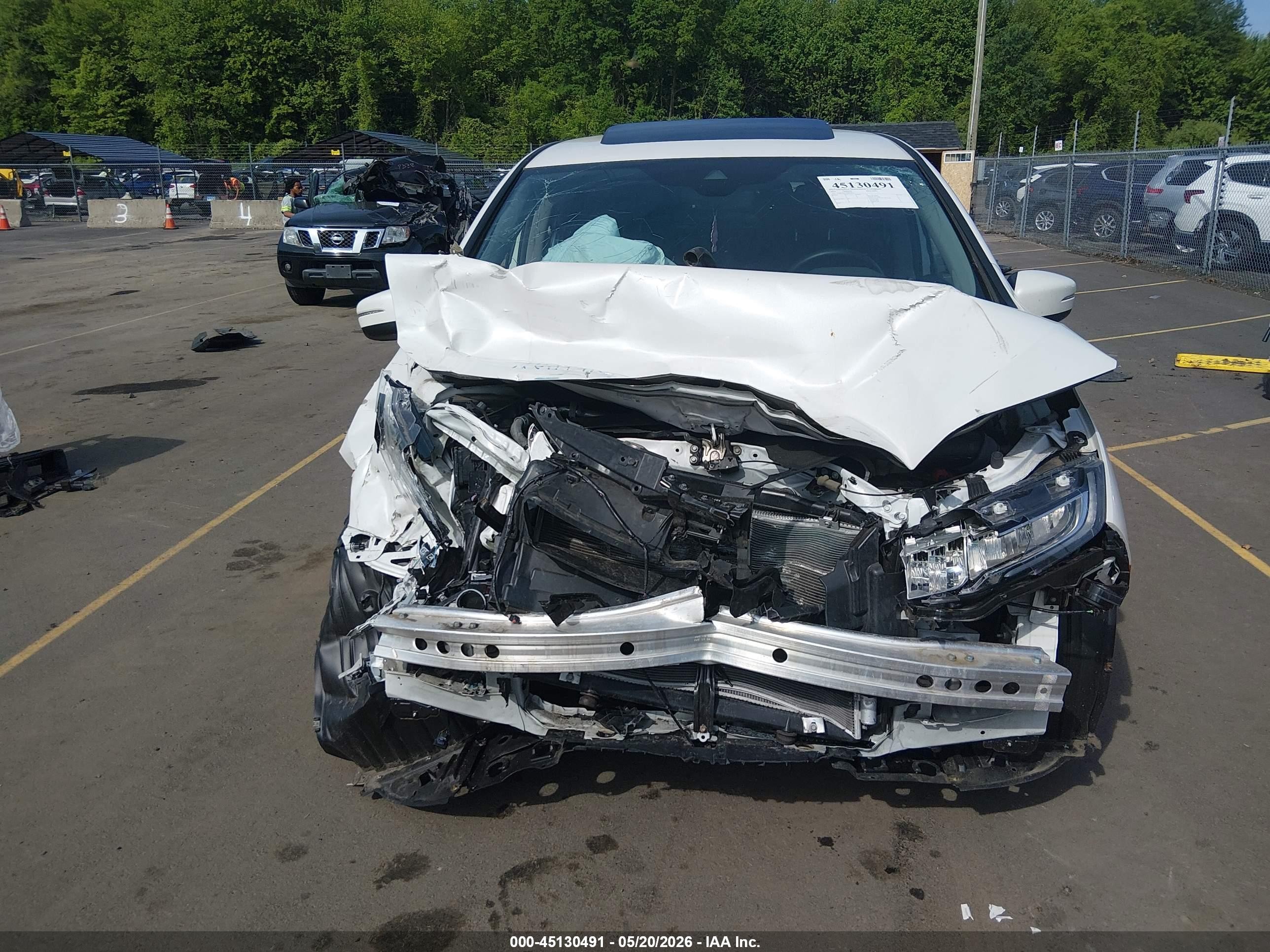 2024 Honda Odyssey Ex-l White vin: 5FNRL6H63RB032613