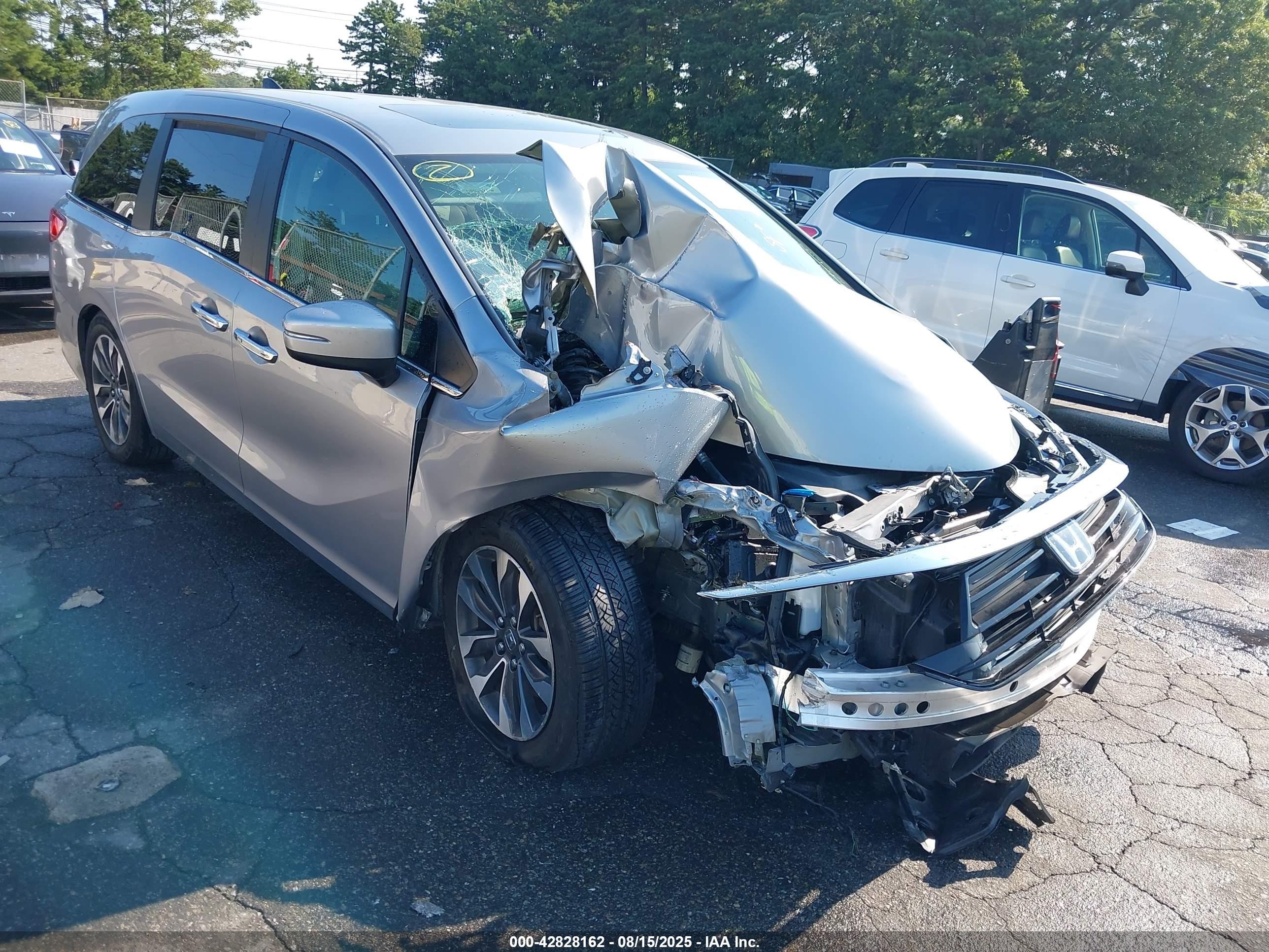 2024 Honda Odyssey Ex-l Silver vin: 5FNRL6H63RB065563