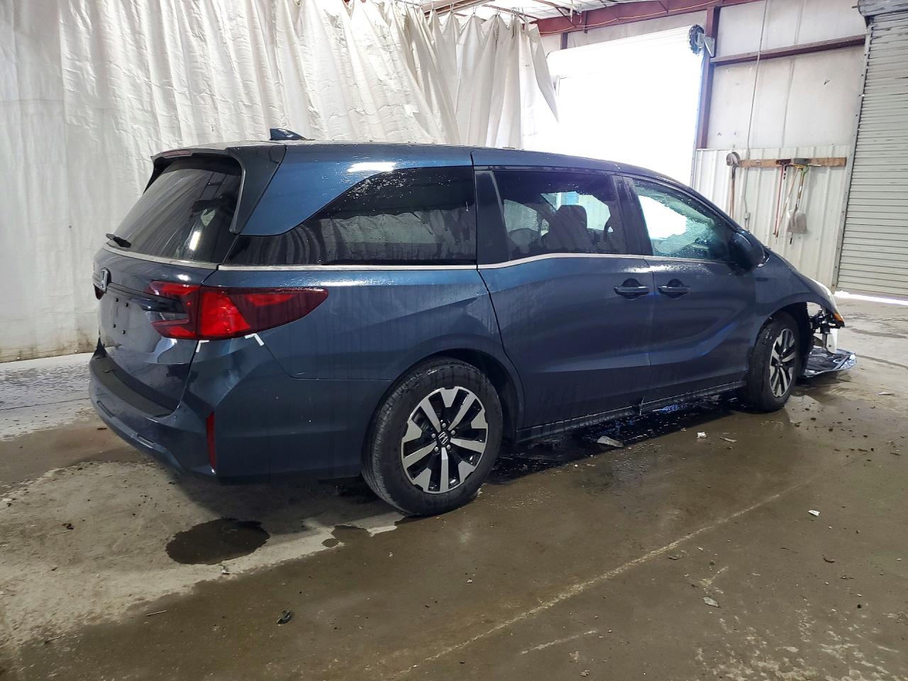 2025 Honda Odyssey Exl Синий vin: 5FNRL6H63SB073426