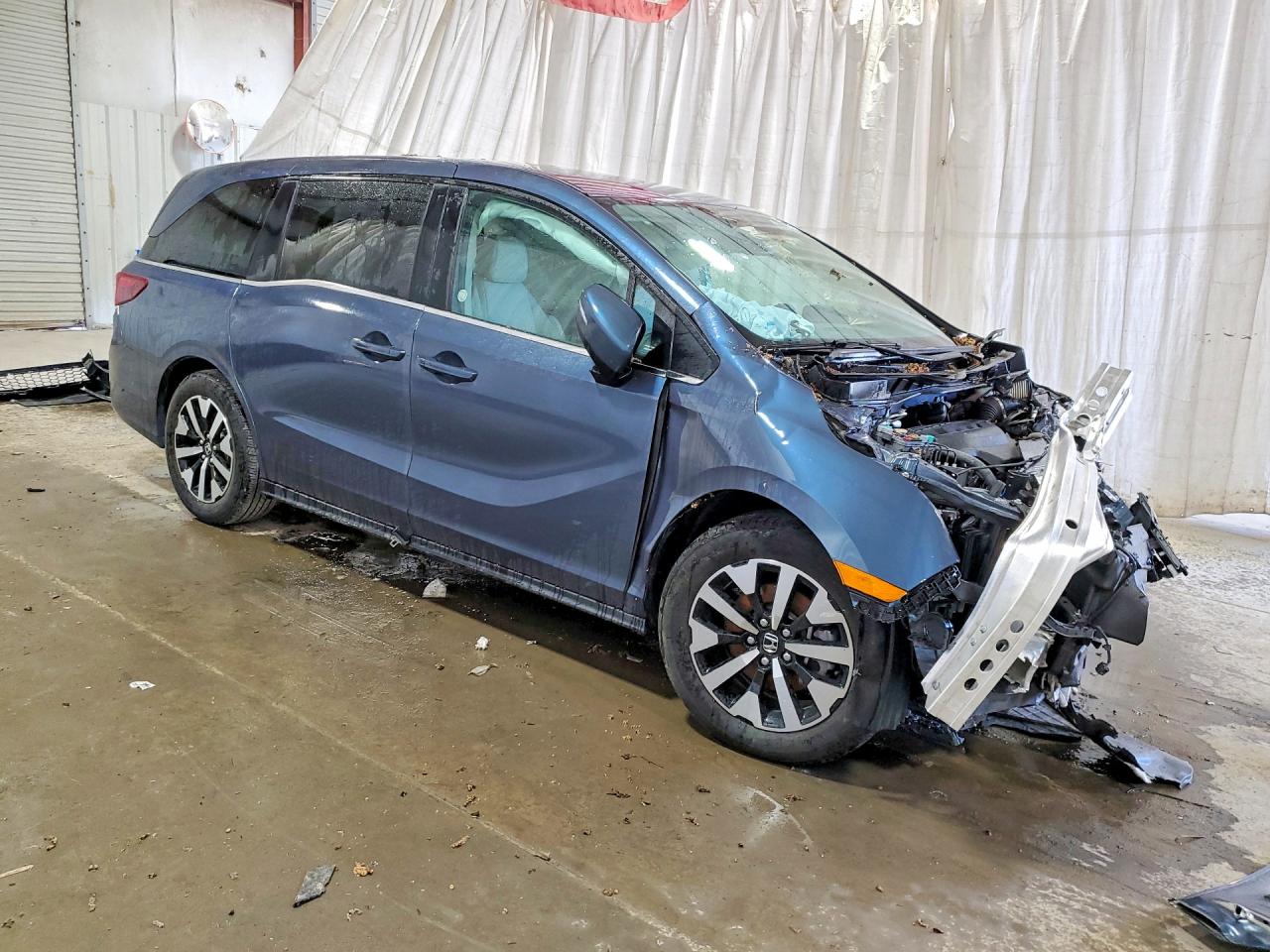 2025 Honda Odyssey Exl Синий vin: 5FNRL6H63SB073426