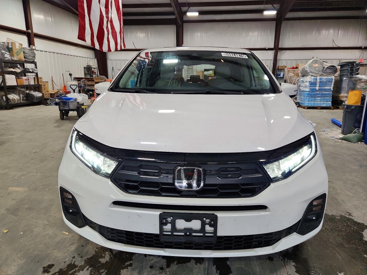 2025 Honda Odyssey Exl White vin: 5FNRL6H63SB078772