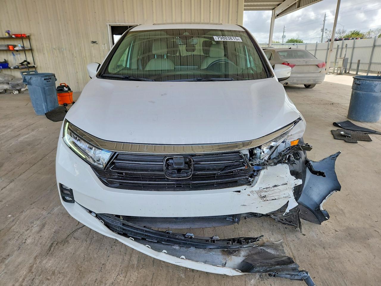 2024 Honda Odyssey Exl Белый vin: 5FNRL6H65RB015053