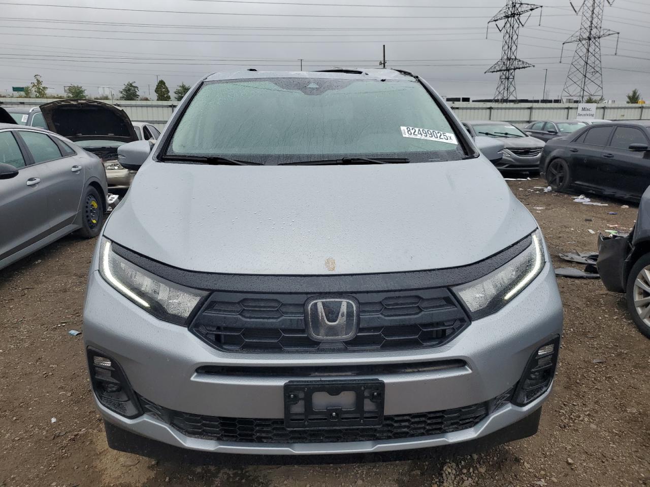 2025 Honda Odyssey Exl Silver vin: 5FNRL6H65SB018122