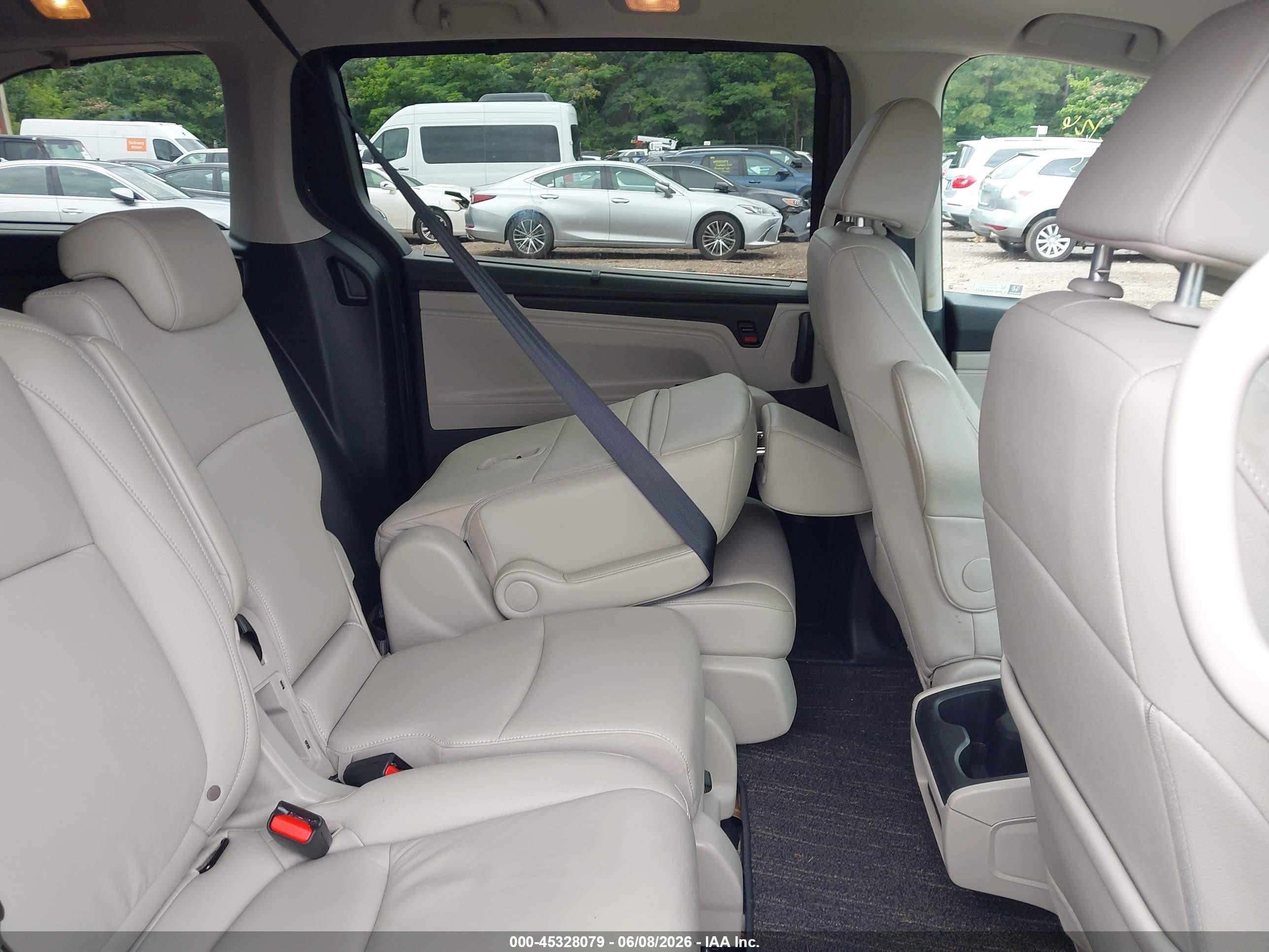 2025 Honda Odyssey Ex-l Черный vin: 5FNRL6H65SB080703