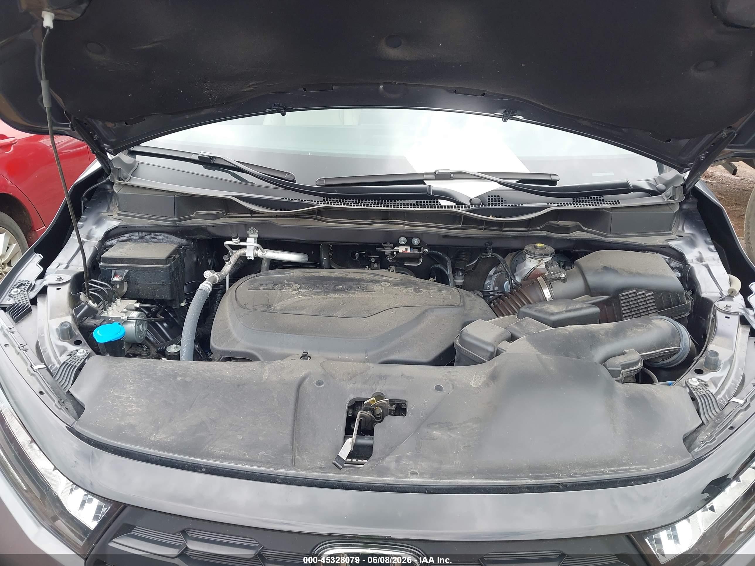 2025 Honda Odyssey Ex-l Черный vin: 5FNRL6H65SB080703