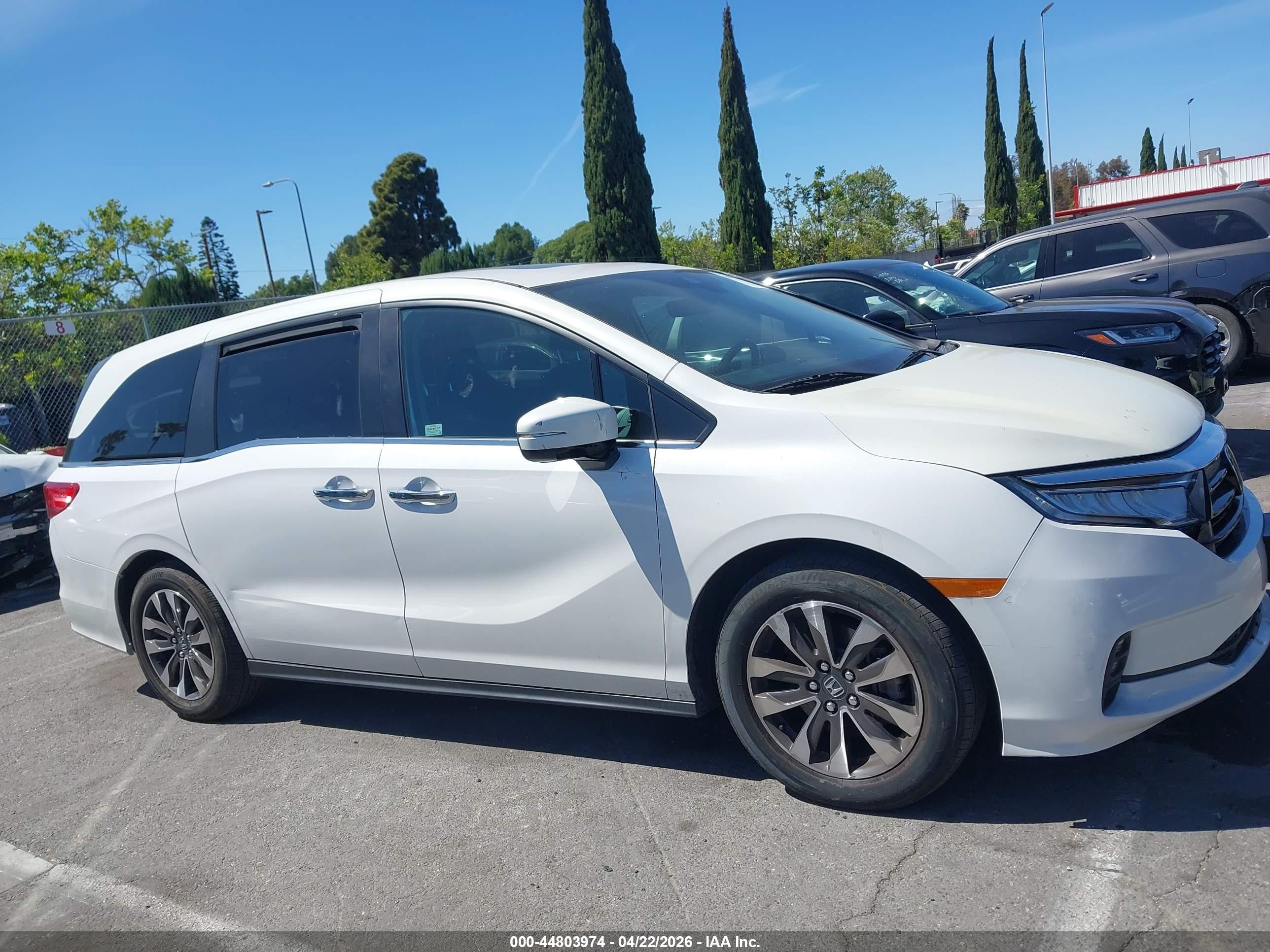 2024 Honda Odyssey Ex-l White vin: 5FNRL6H66RB051558
