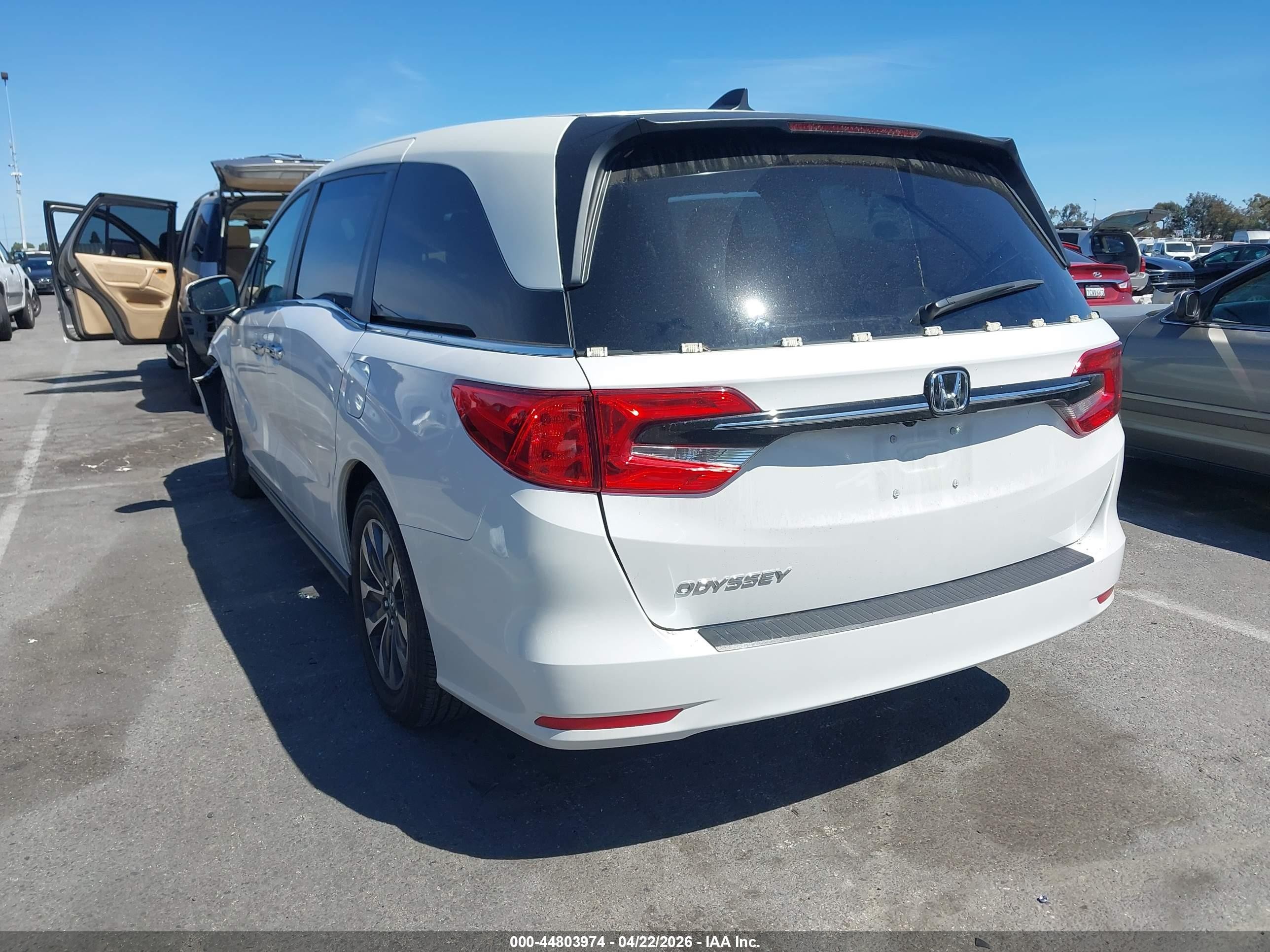 2024 Honda Odyssey Ex-l White vin: 5FNRL6H66RB051558