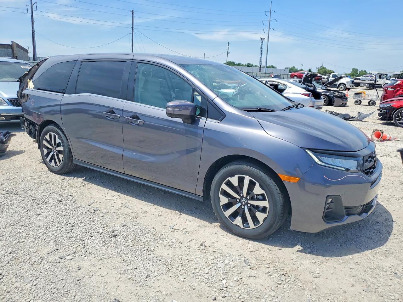 2025 Honda Odyssey Exl Black vin: 5FNRL6H66SB014452