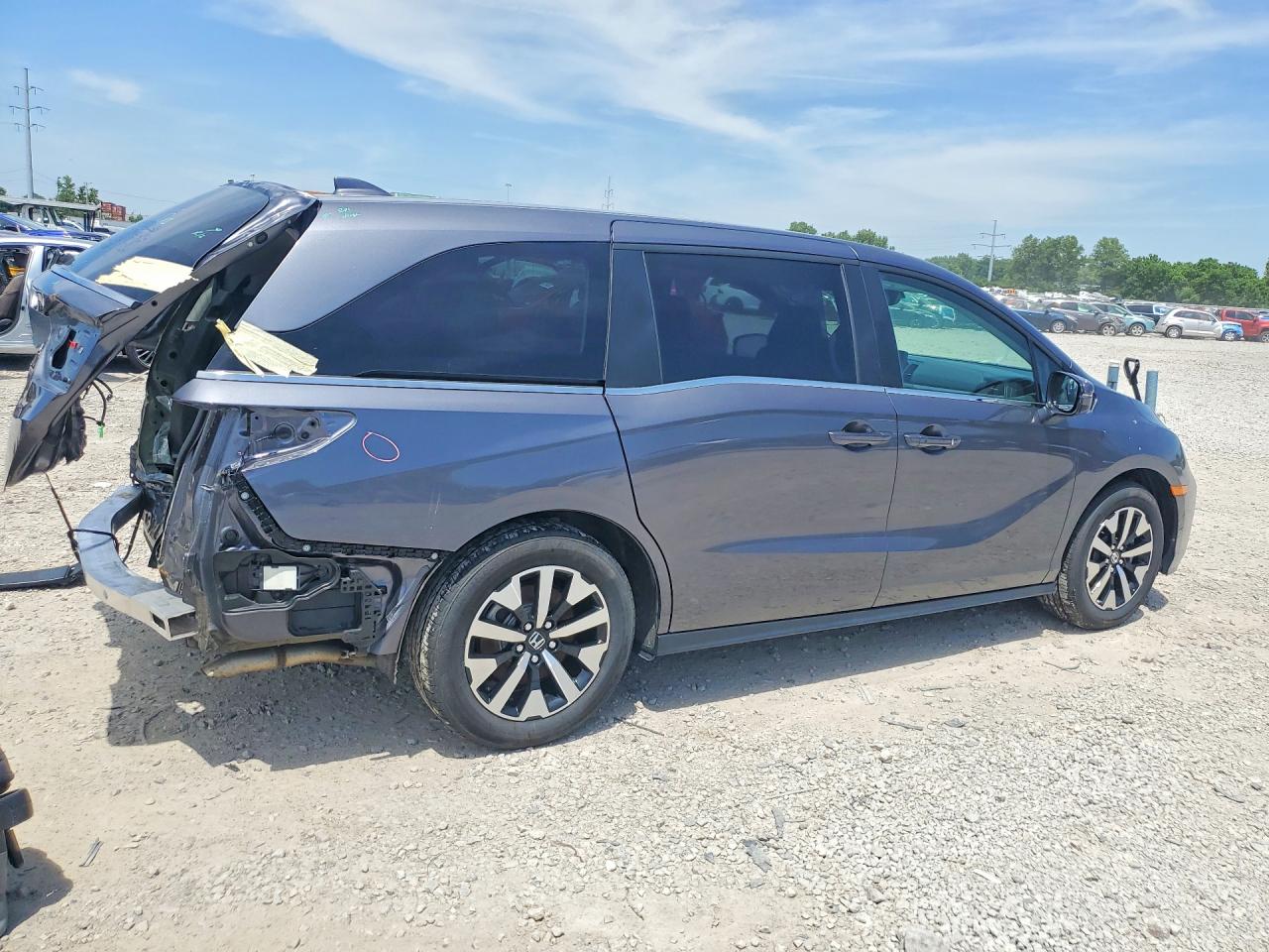 2025 Honda Odyssey Exl Black vin: 5FNRL6H66SB014452