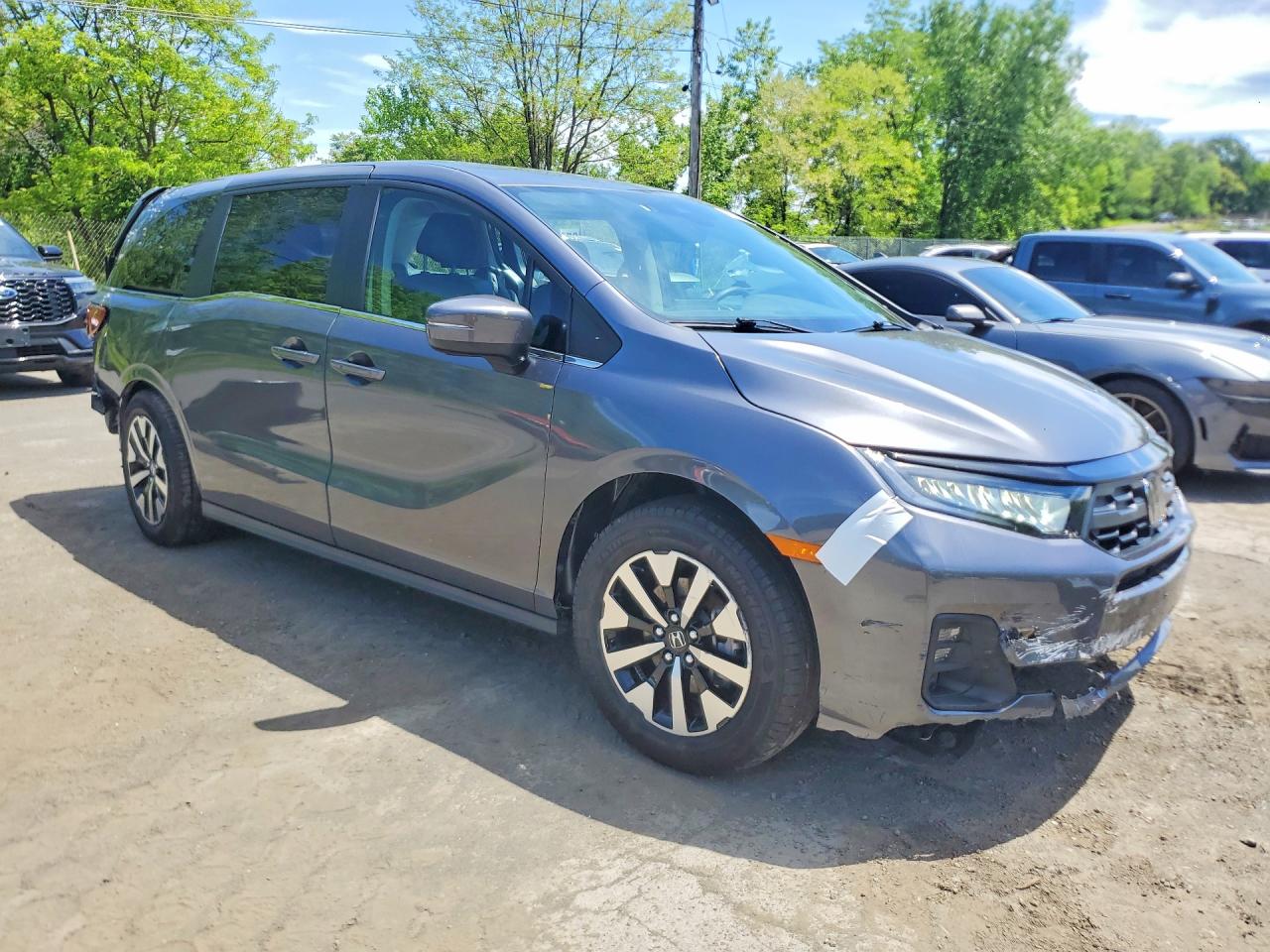 2025 Honda Odyssey Exl Gray vin: 5FNRL6H66SB074067