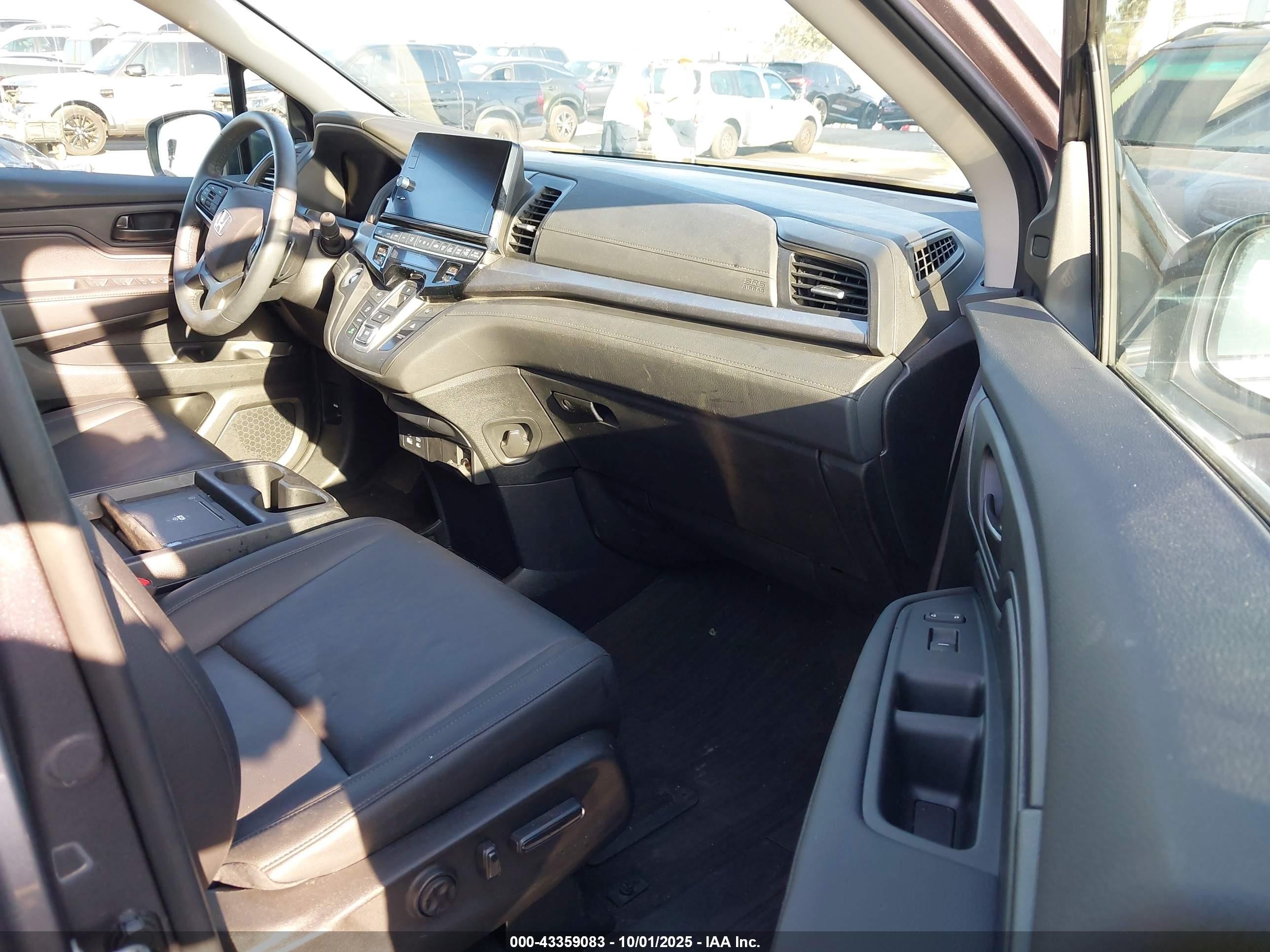 2025 Honda Odyssey Ex-l Серый vin: 5FNRL6H66SB076255