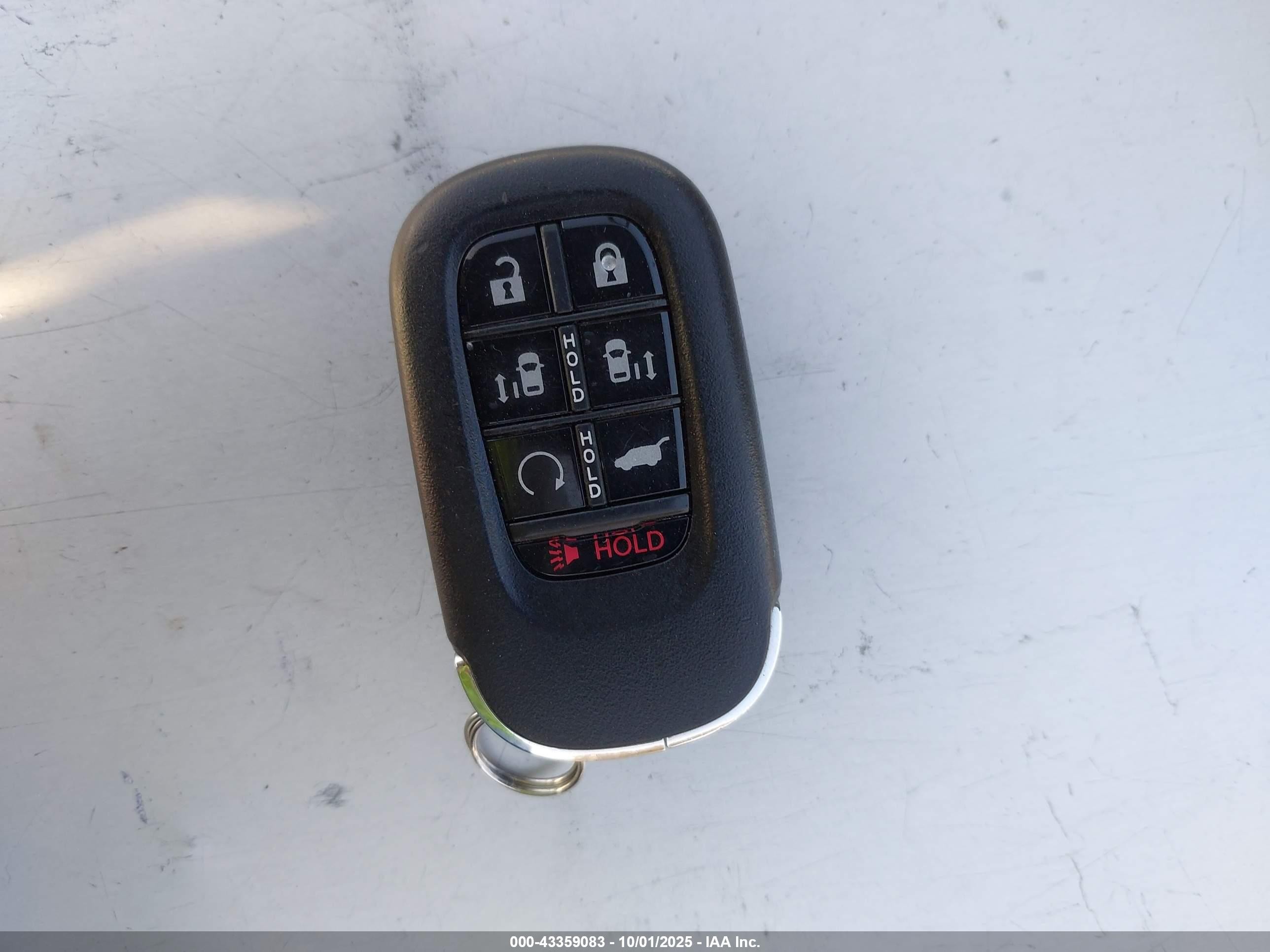 2025 Honda Odyssey Ex-l Серый vin: 5FNRL6H66SB076255