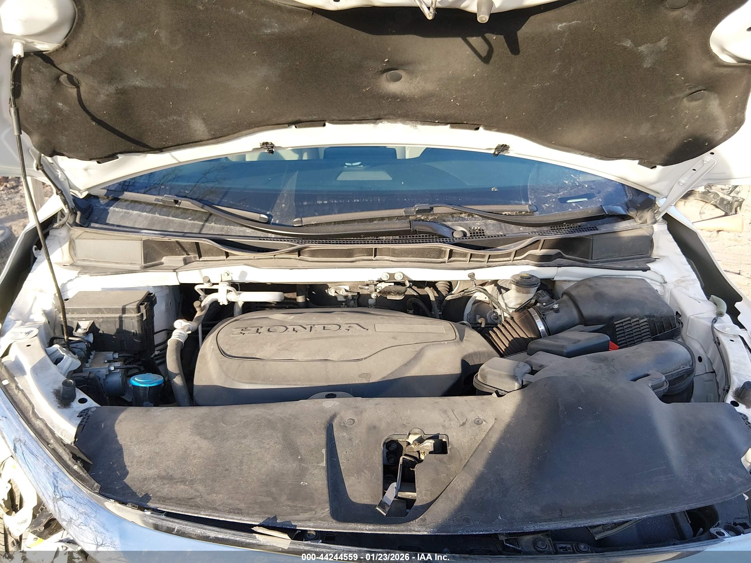 2023 Honda Odyssey Ex-l White vin: 5FNRL6H67PB003581