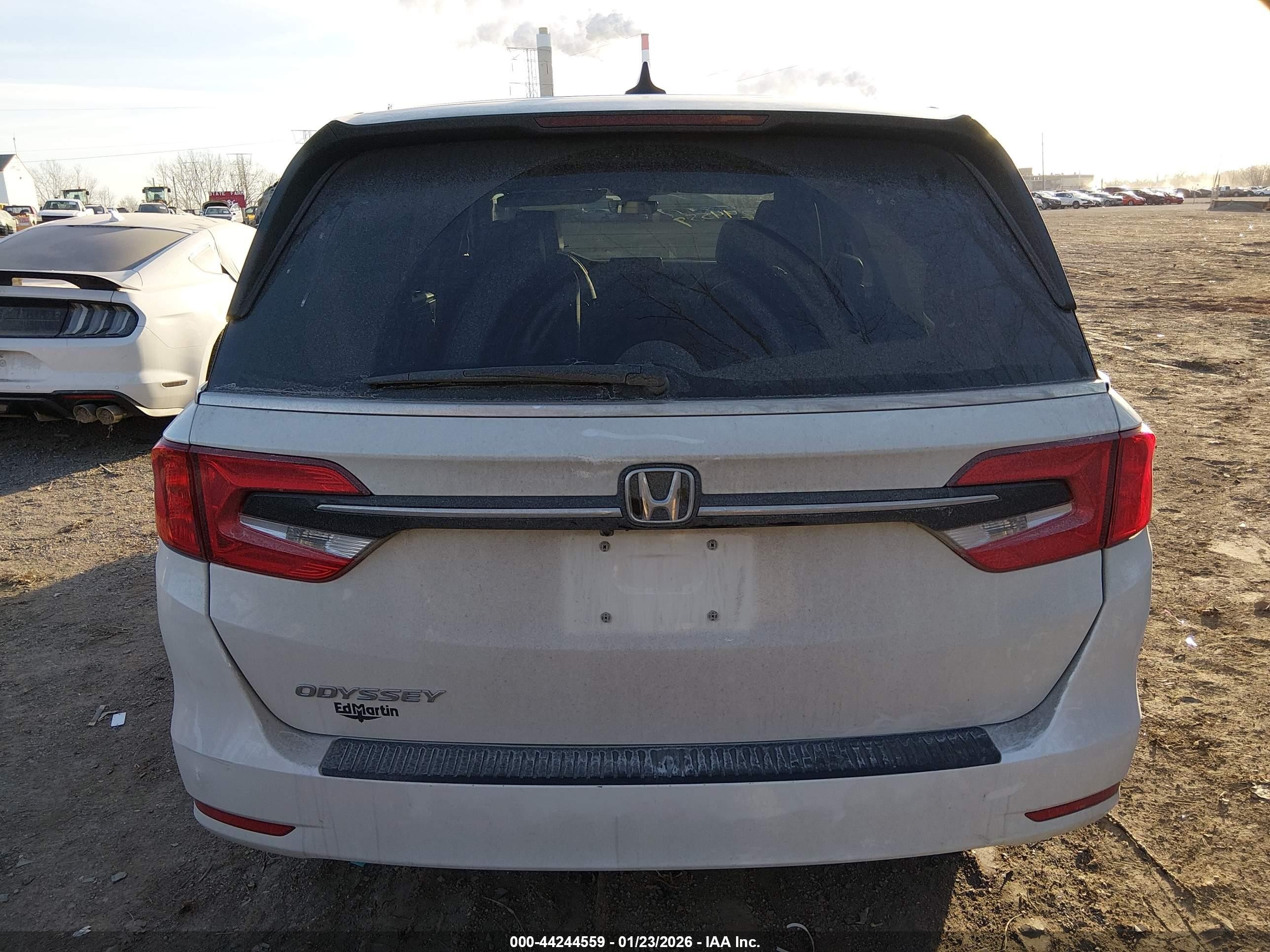 2023 Honda Odyssey Ex-l White vin: 5FNRL6H67PB003581