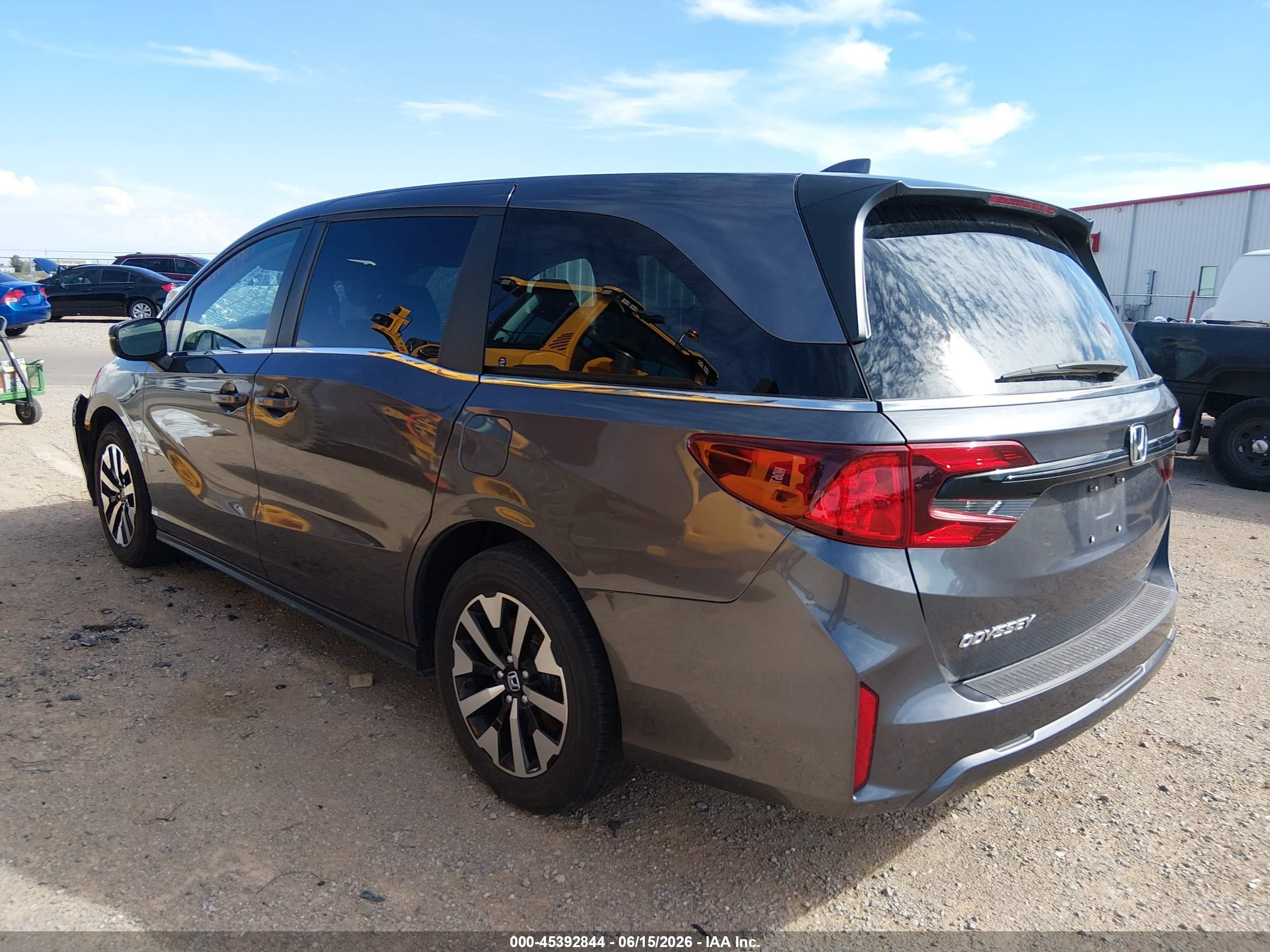 2025 Honda Odyssey Ex-l Серый vin: 5FNRL6H67SB074000