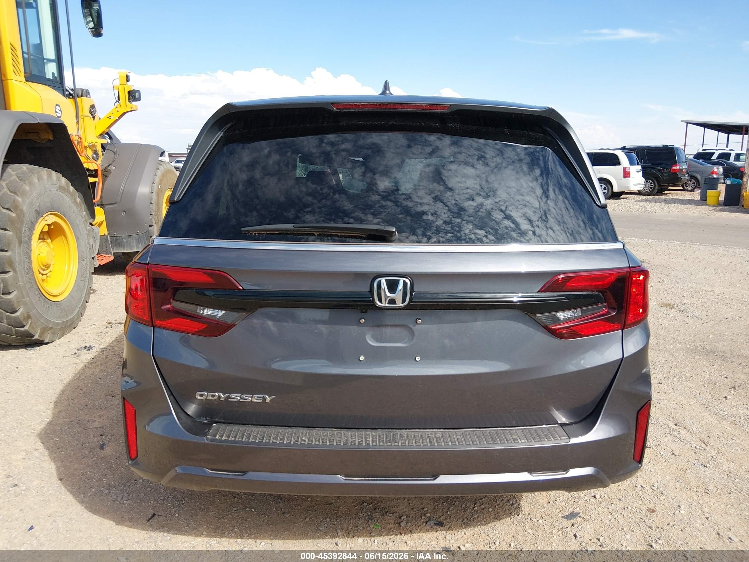 2025 Honda Odyssey Ex-l Серый vin: 5FNRL6H67SB074000